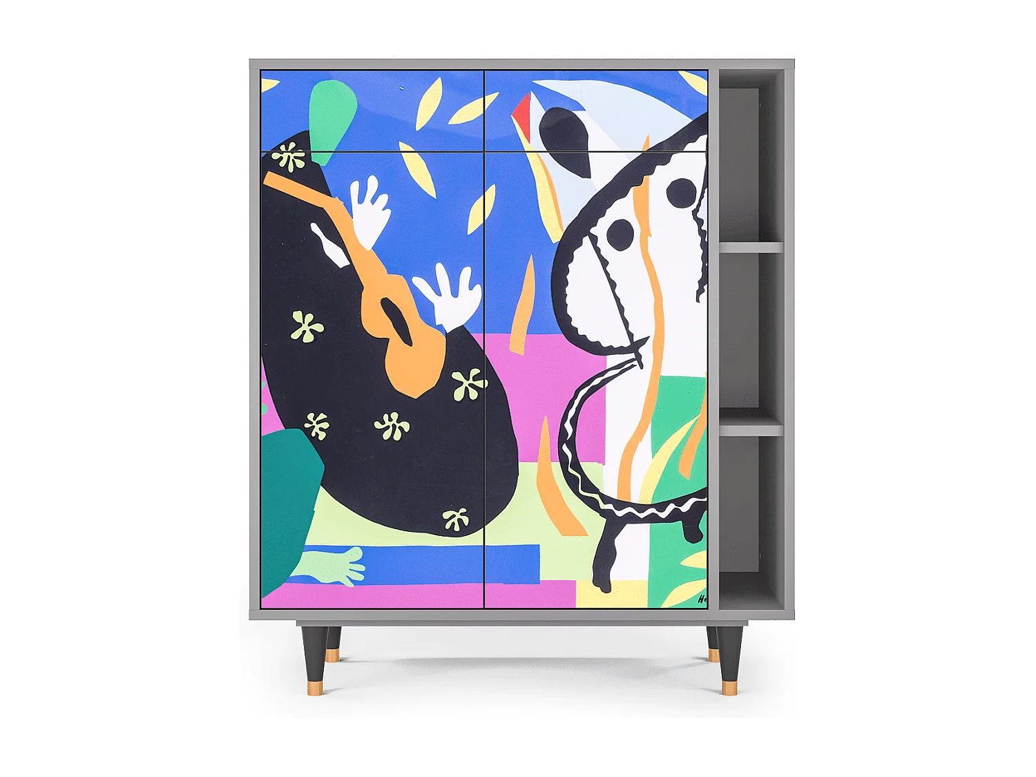 Buffet - 96х110х41 cm - BS6 - La Tristesse du Roi, Gris