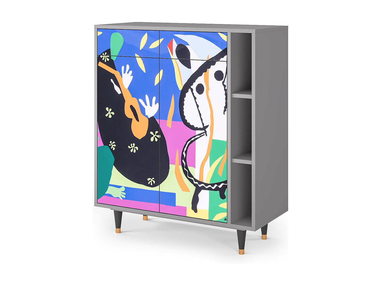 Buffet - 96х110х41 cm - BS6 - La Tristesse du Roi, Gris