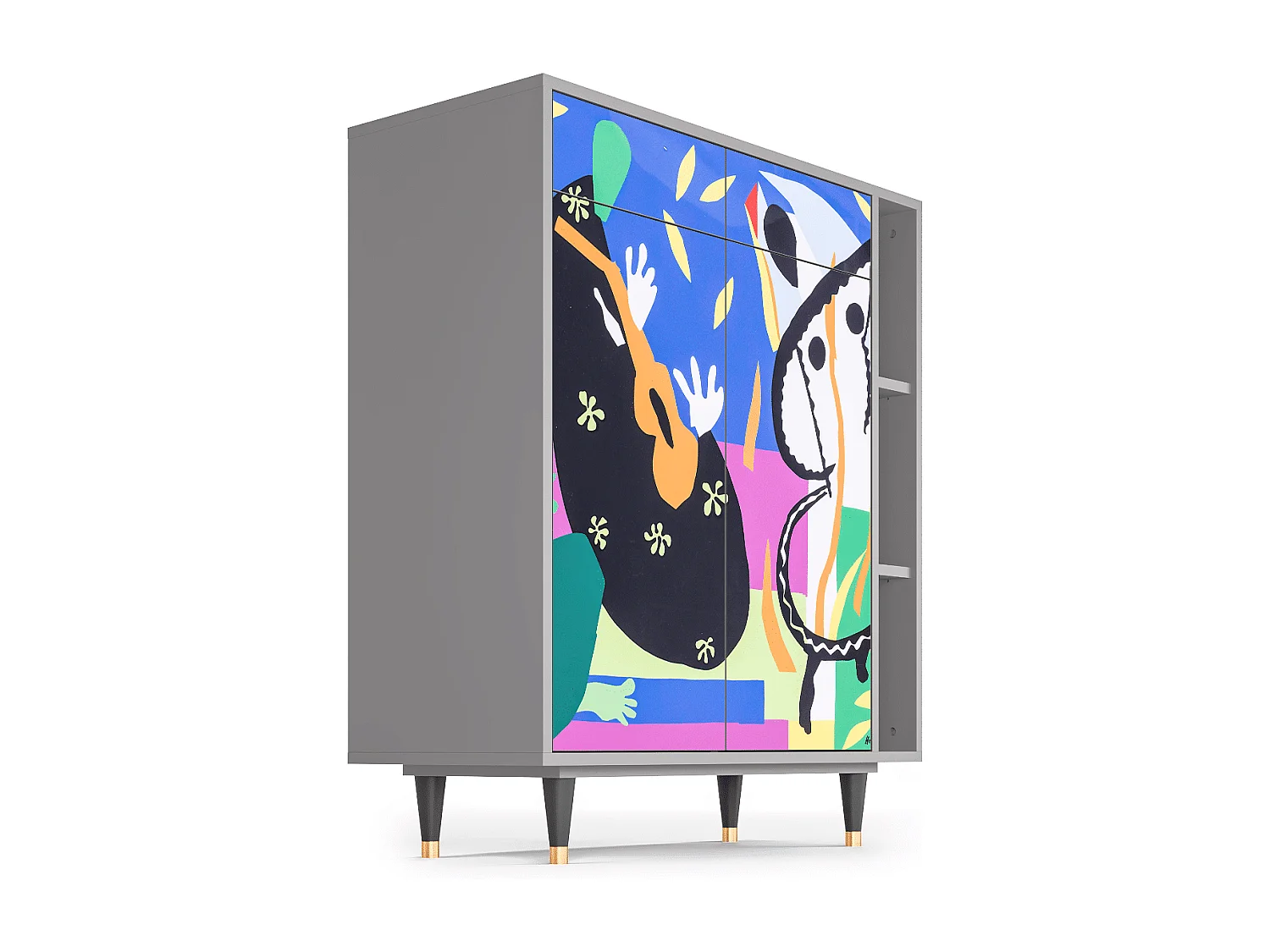 Buffet - 96х110х41 cm - BS6 - La Tristesse du Roi, Gris