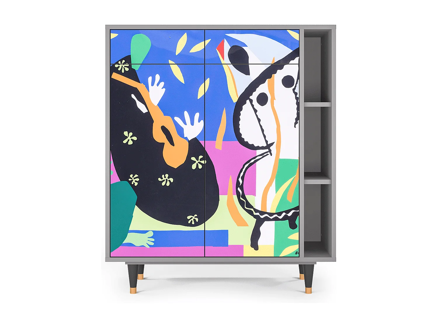 Buffet - 96х110х41 cm - BS6 - La Tristesse du Roi, Gris