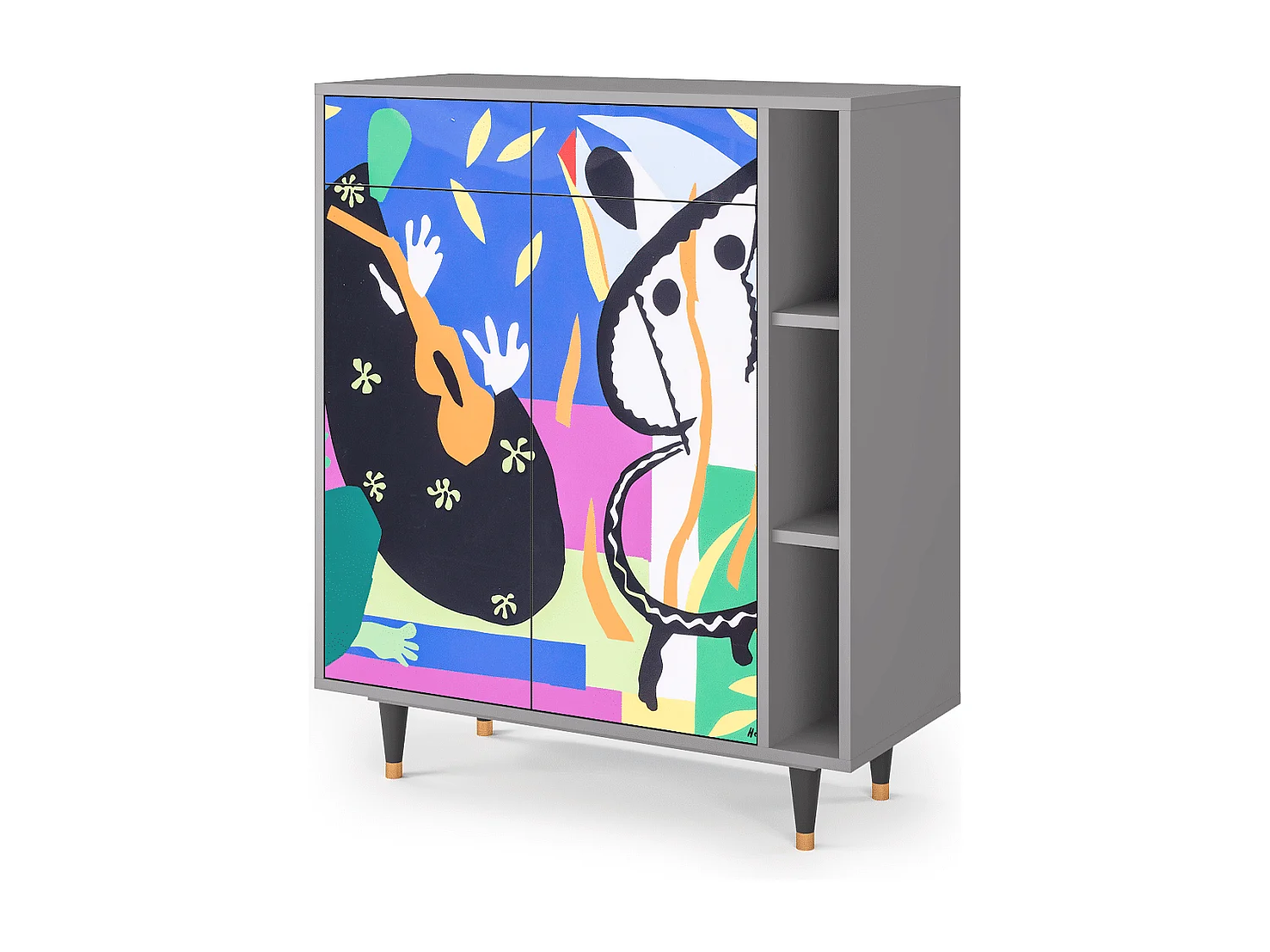 Buffet - 96х110х41 cm - BS6 - La Tristesse du Roi, Gris