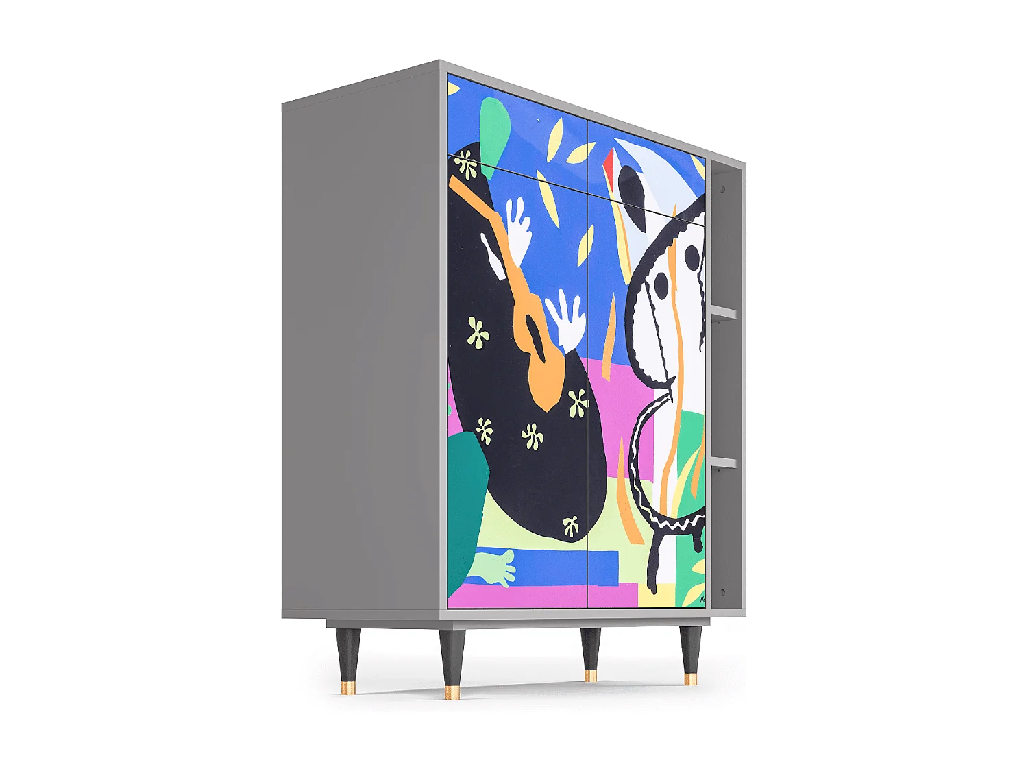 Buffet - 96х110х41 cm - BS6 - La Tristesse du Roi, Gris