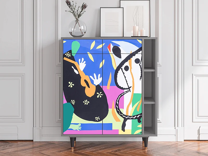 Buffet - 96х110х41 cm - BS6 - La Tristesse du Roi, Gris