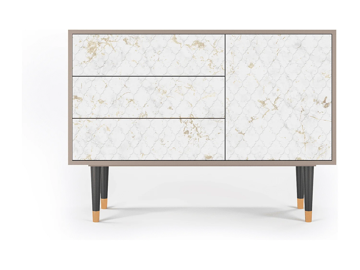 Credenza - 115х84х41 cm - S3 - Sweet Cotton, Sabbia