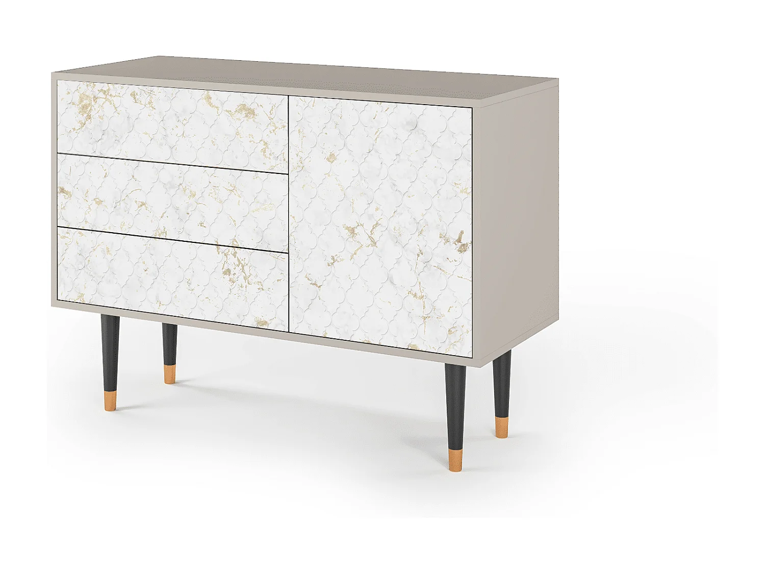 Credenza - 115х84х41 cm - S3 - Sweet Cotton, Sabbia