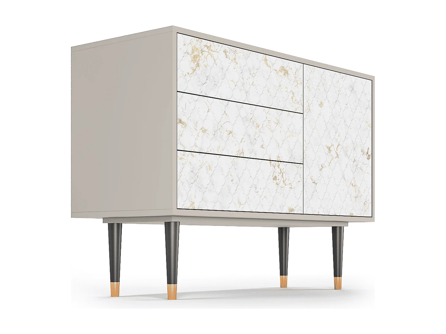 Credenza - 115х84х41 cm - S3 - Sweet Cotton, Sabbia