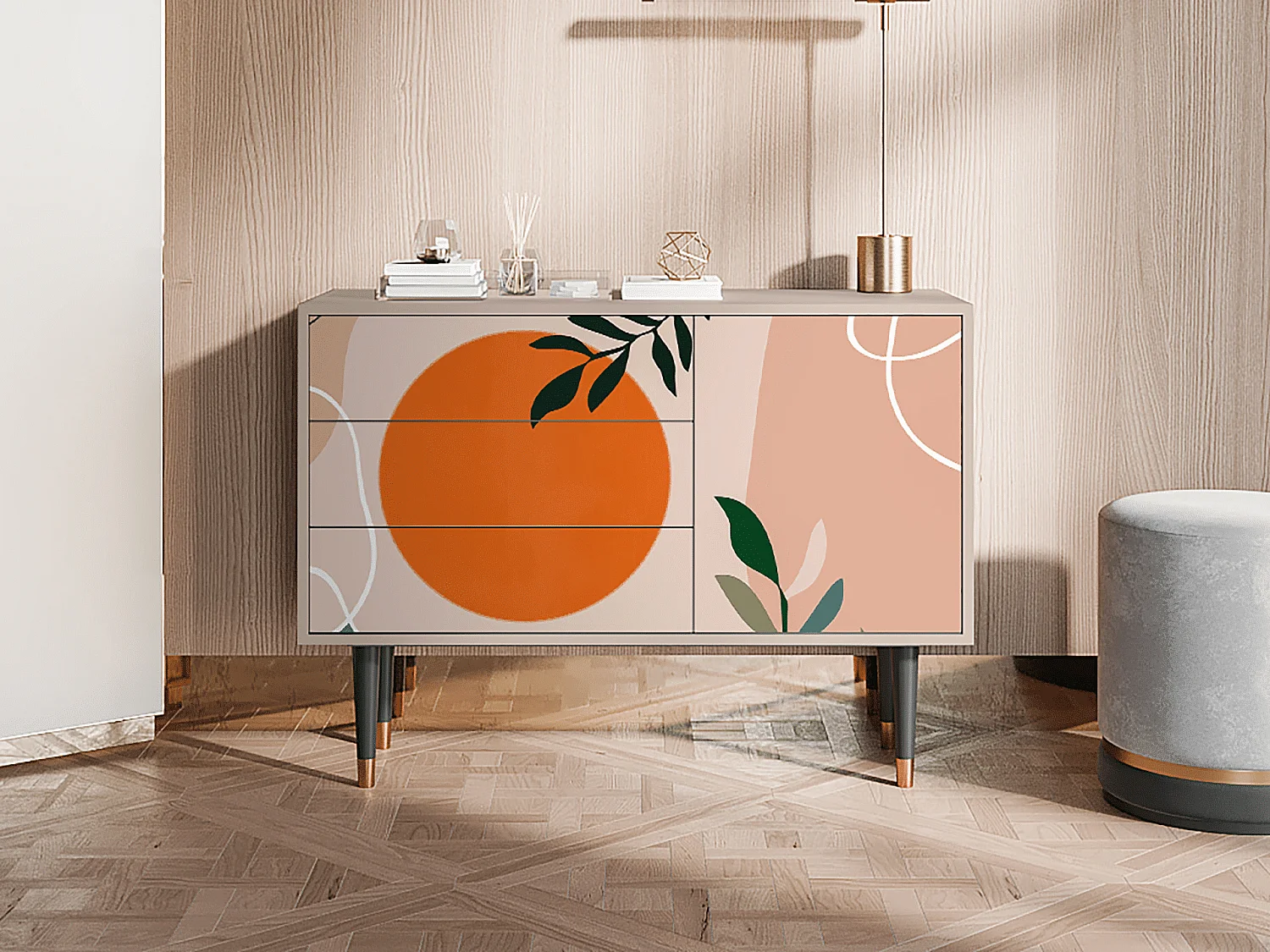 Credenza - 115х84х41 cm - S3 - Artwork, Latte