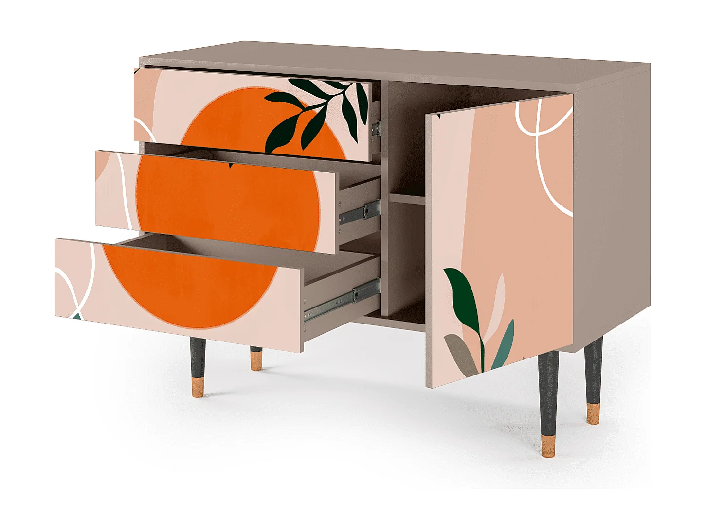Credenza - 115х84х41 cm - S3 - Artwork, Latte