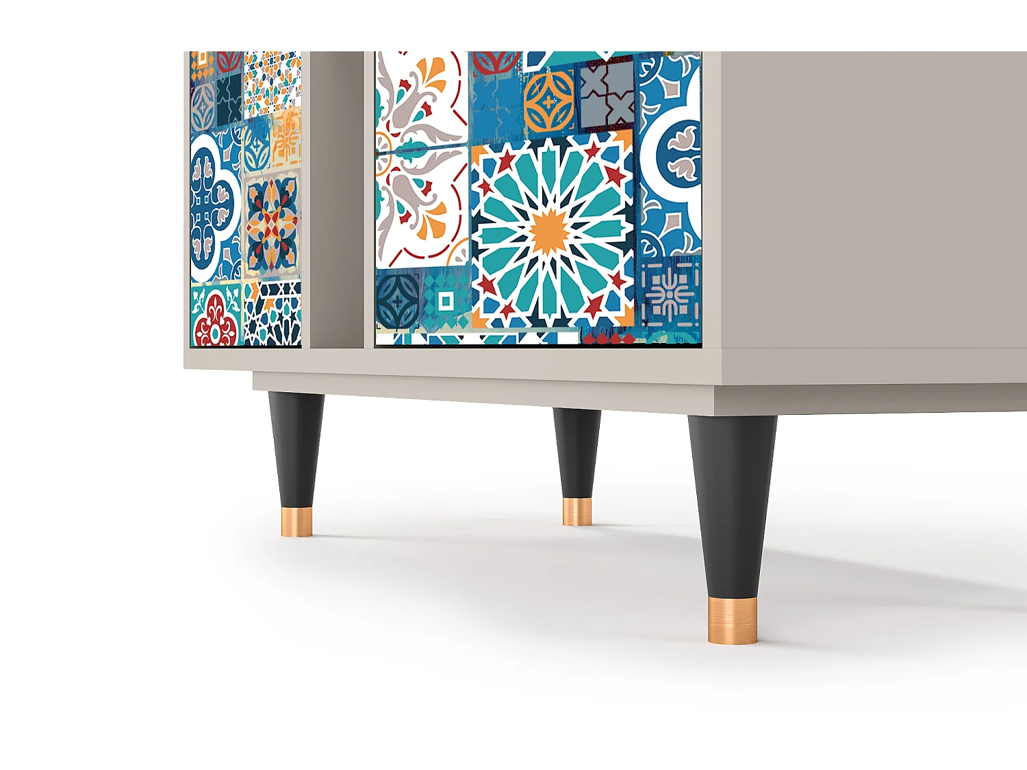 Kredens - 94х96х41 cm - BS5 - Moroccan Market, Piaskowy