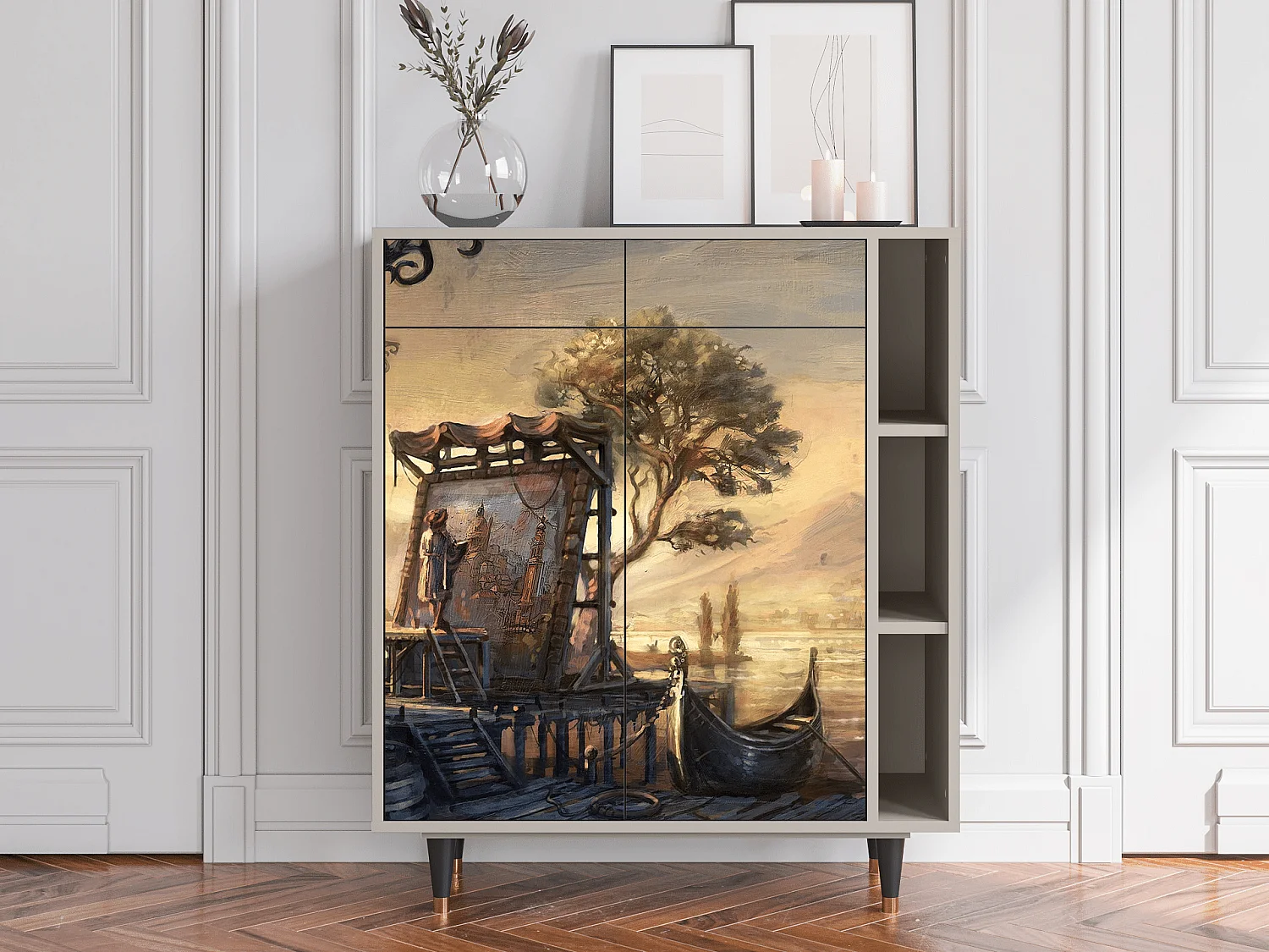 Sideboard - 96х110х41 cm - BS6 - Venice, Sand
