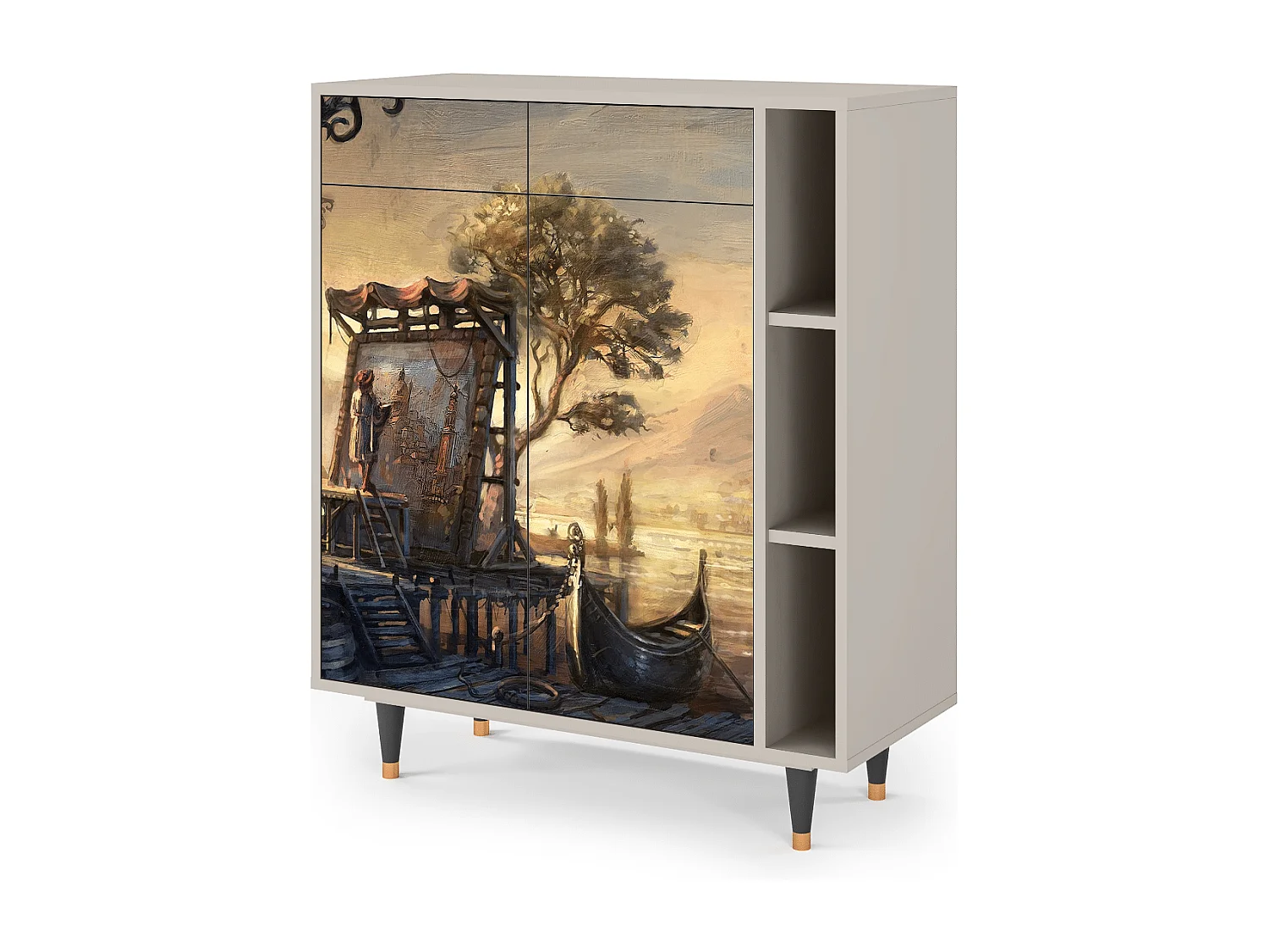 Sideboard - 96х110х41 cm - BS6 - Venice, Sand