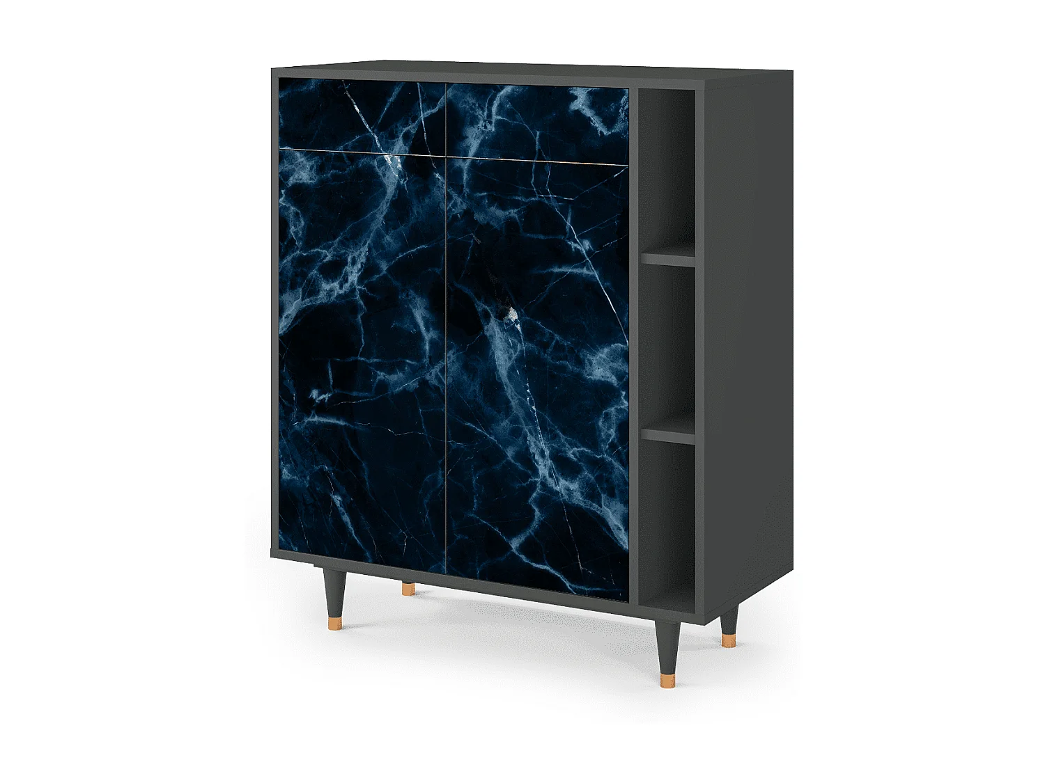 Aparador - 96х110х41 cm - BS6 - Deep Ocean, Antracita