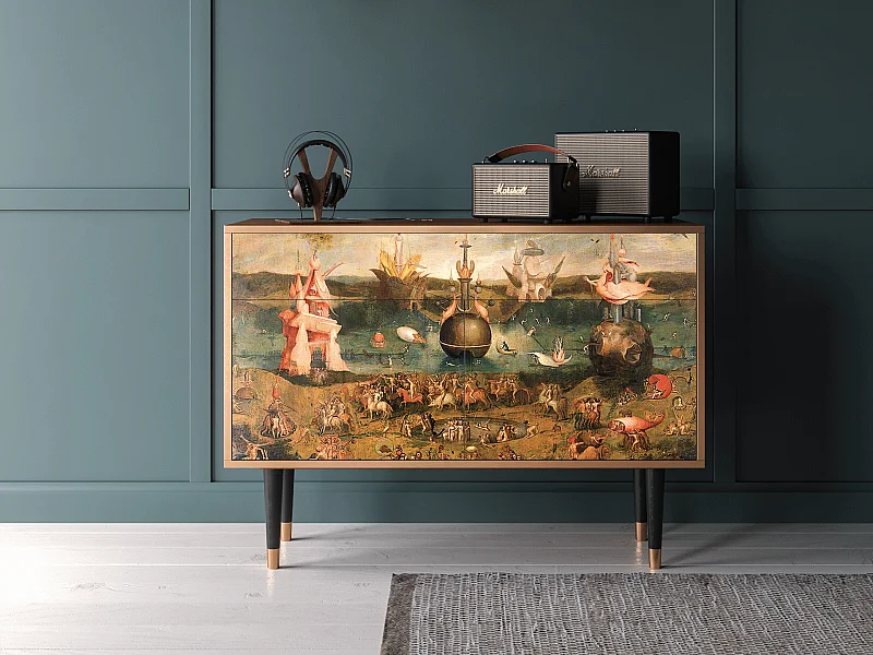 Buffet - 115x85x48 cm - BS4 - Garden of Delights , Noyer