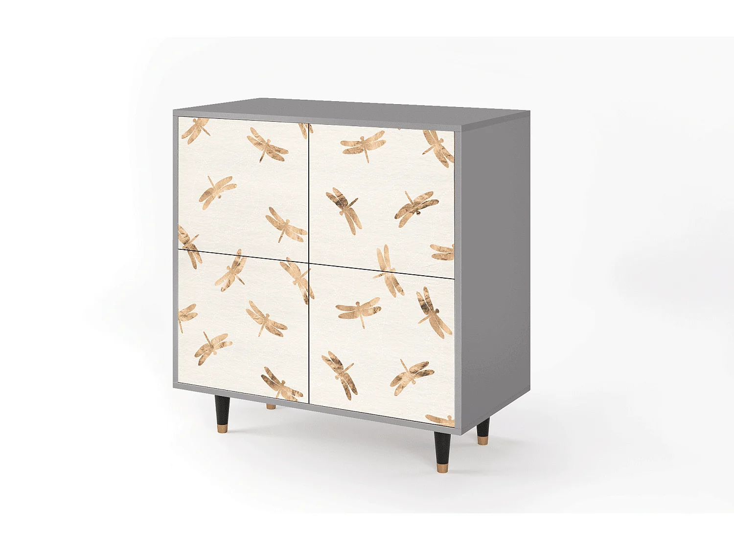 Buffet - 94x96x48 cm - BS3 - Nude Dragonflies, Gris