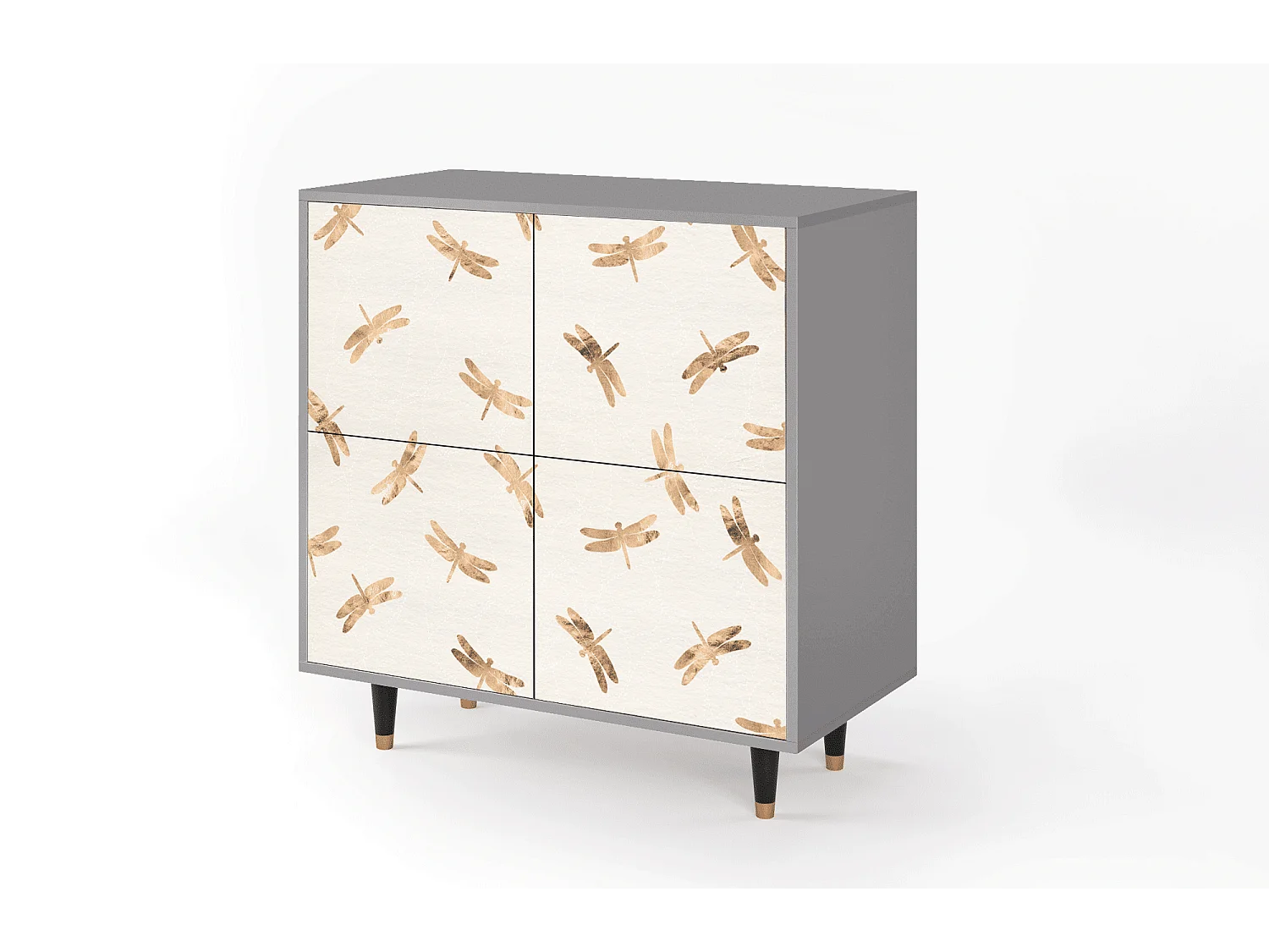Buffet - 94x96x48 cm - BS3 - Nude Dragonflies, Gris