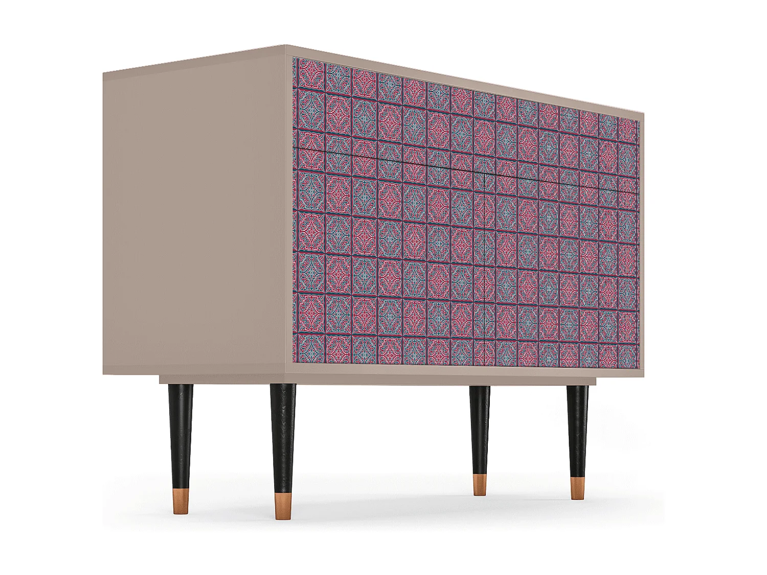 Sideboard - 115x85x48 cm - BS4 - Riviera Mosaic, Latte