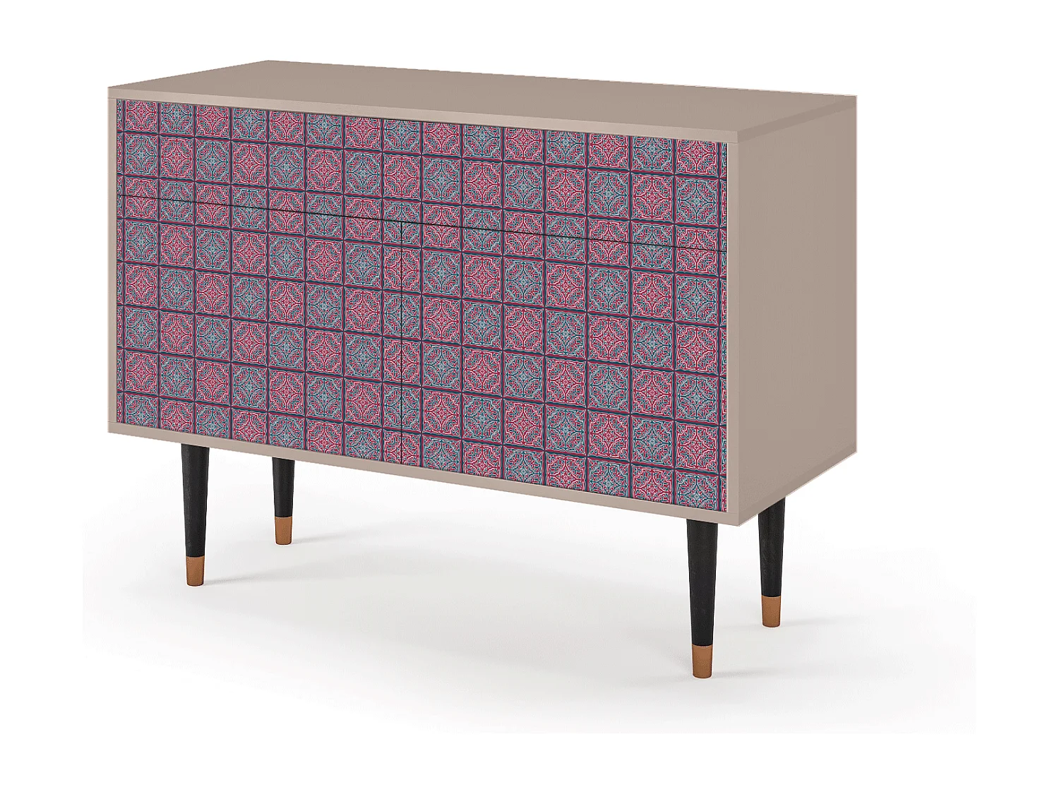 Buffet - 115x85x48 cm - BS4 - Riviera Mosaic, Latte