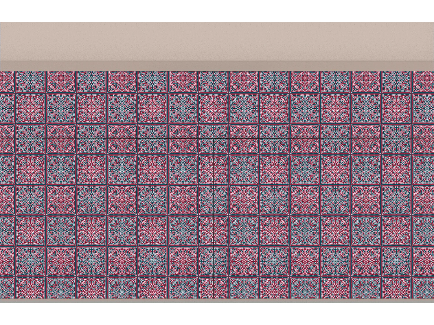 Buffet - 115x85x48 cm - BS4 - Riviera Mosaic, Latte