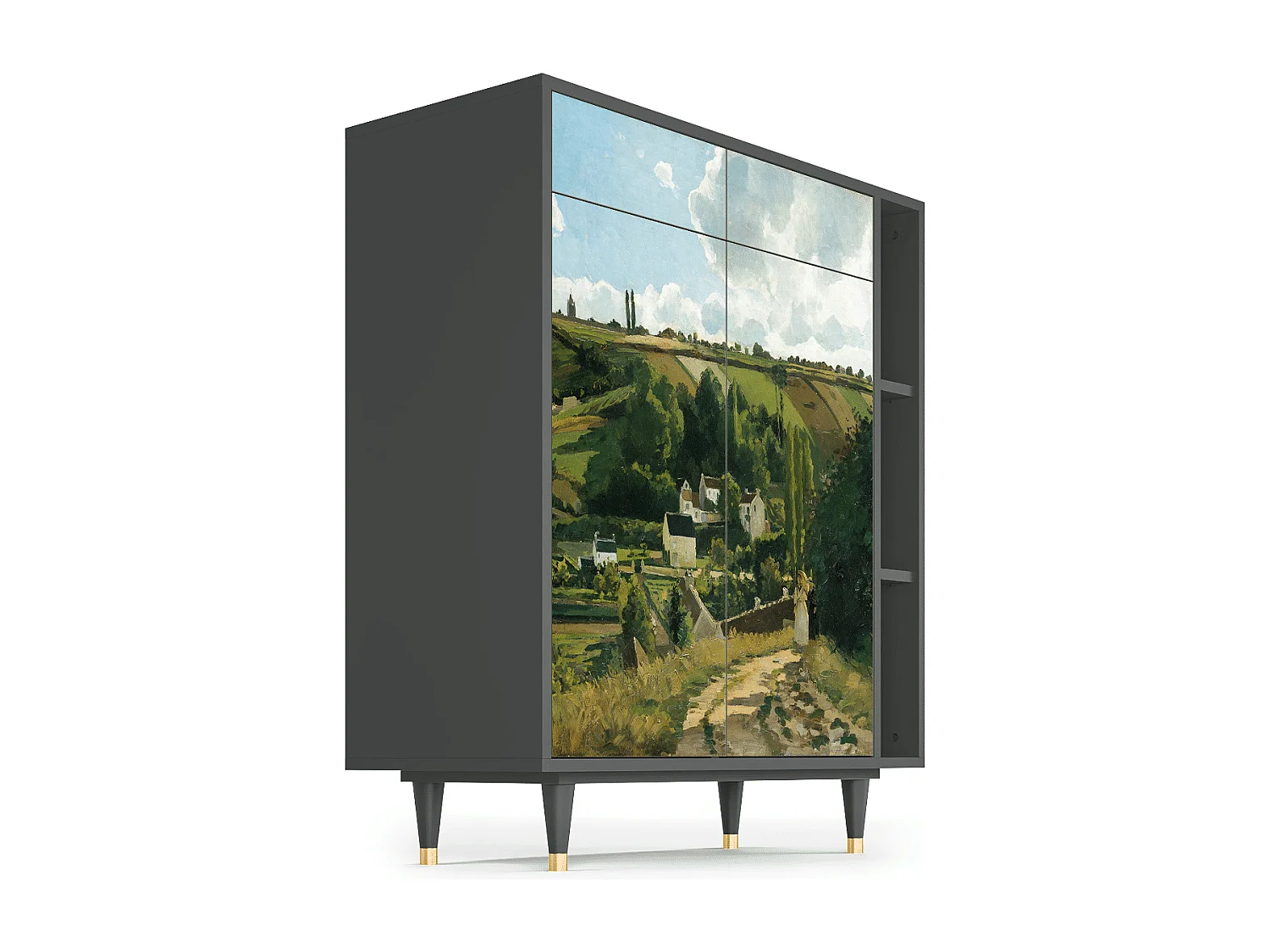 Aparador - 96х110х41 cm - BS6 - Jalais Hill by Pissarro, Antracite