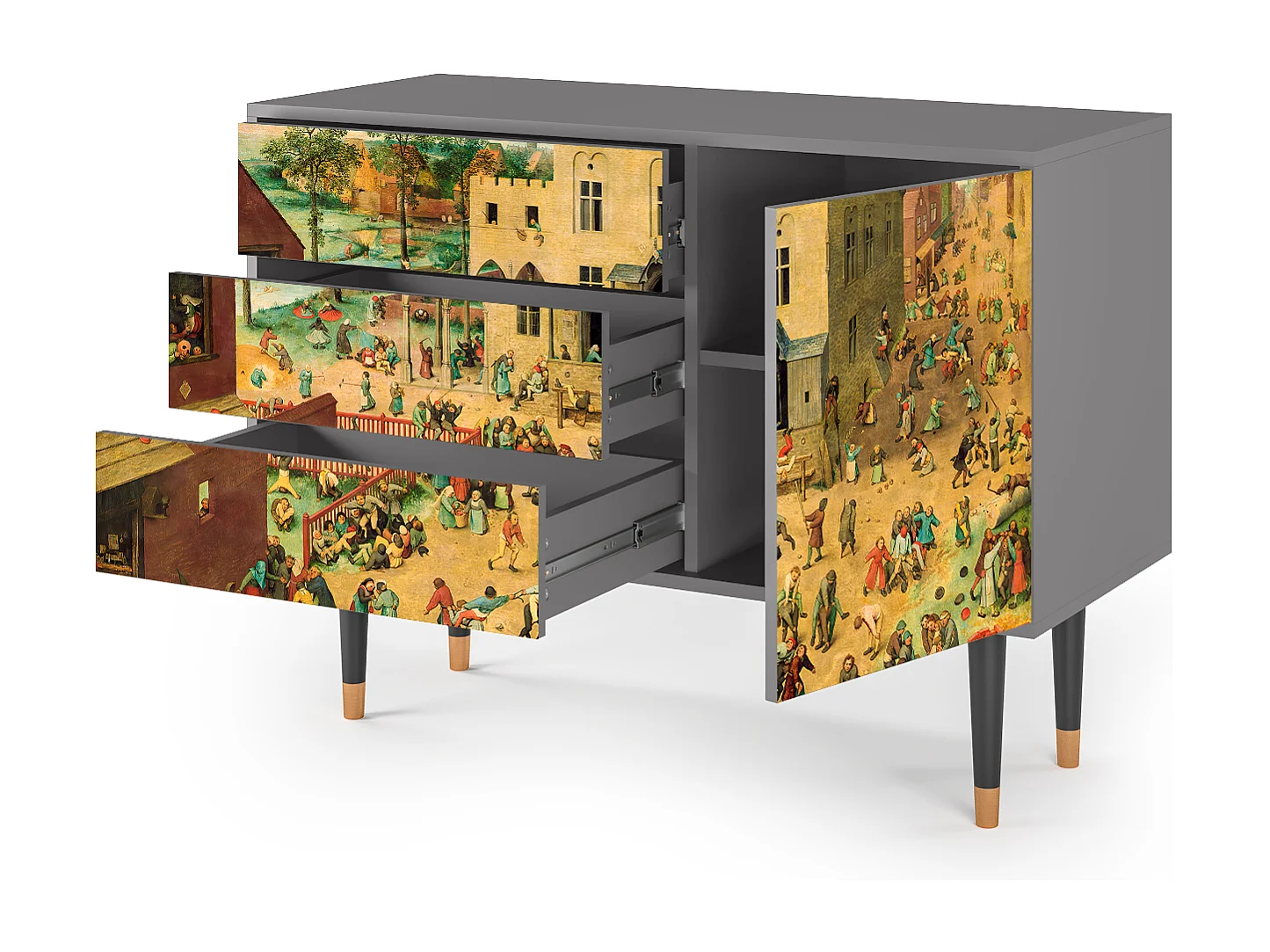 Buffet - 115х84х41 cm - S3 - Children Games, Gris