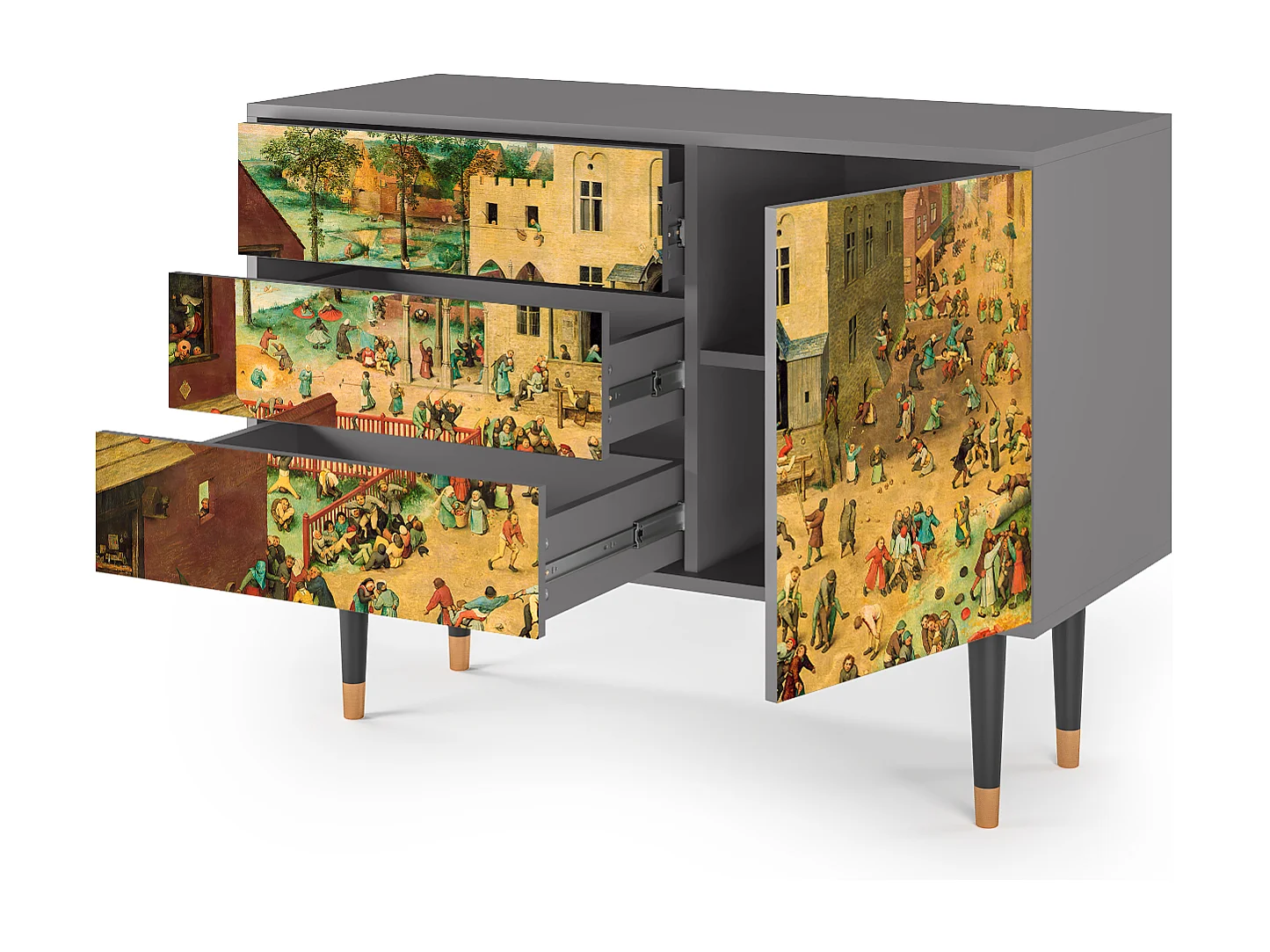 Buffet - 115х84х41 cm - S3 - Children Games, Gris