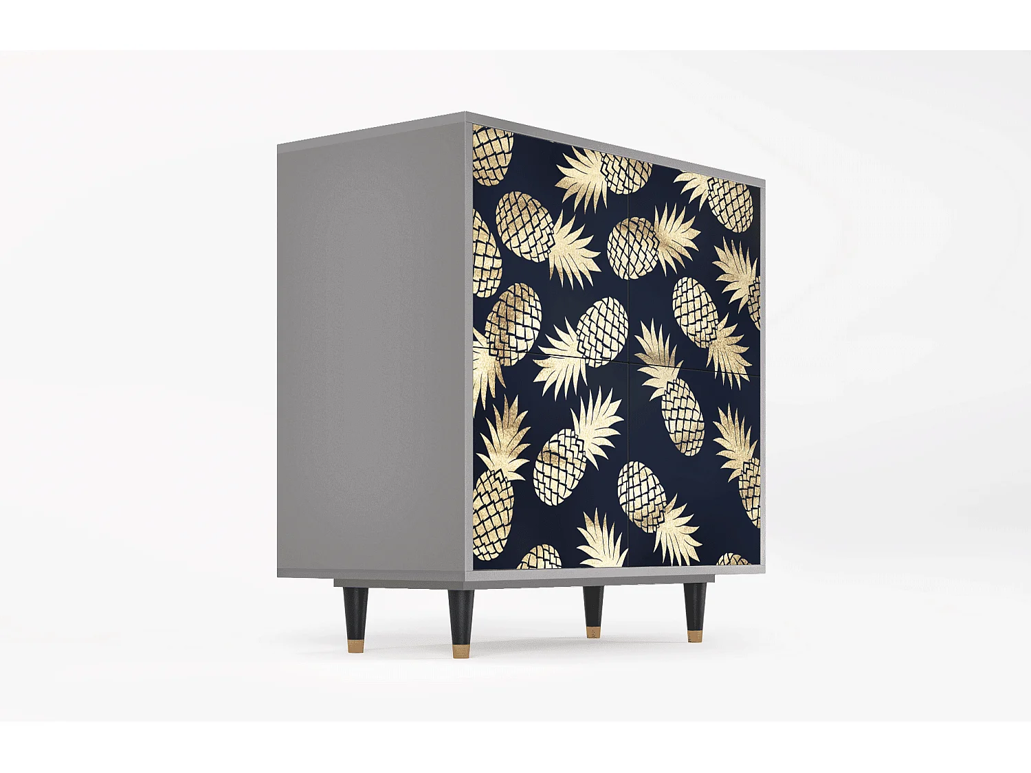 Buffet - 94x96x48 cm - BS3 - Sunny Pineaple, Gris