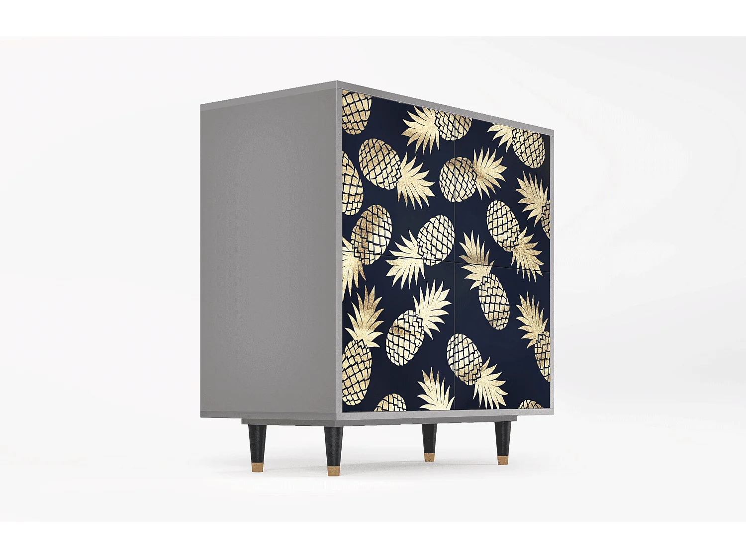 Buffet - 94x96x48 cm - BS3 - Sunny Pineaple, Gris