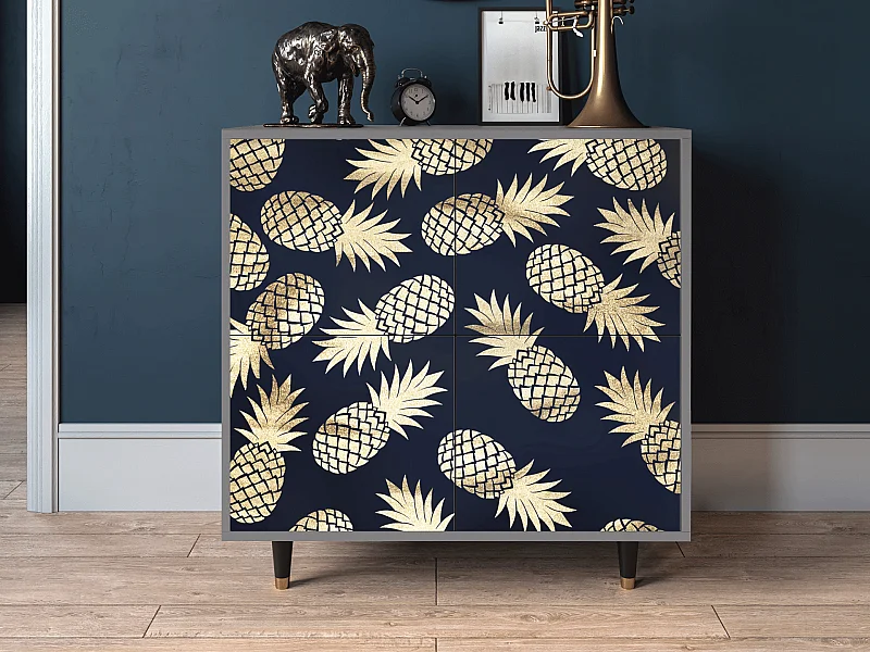 Buffet - 94x96x48 cm - BS3 - Sunny Pineaple, Gris