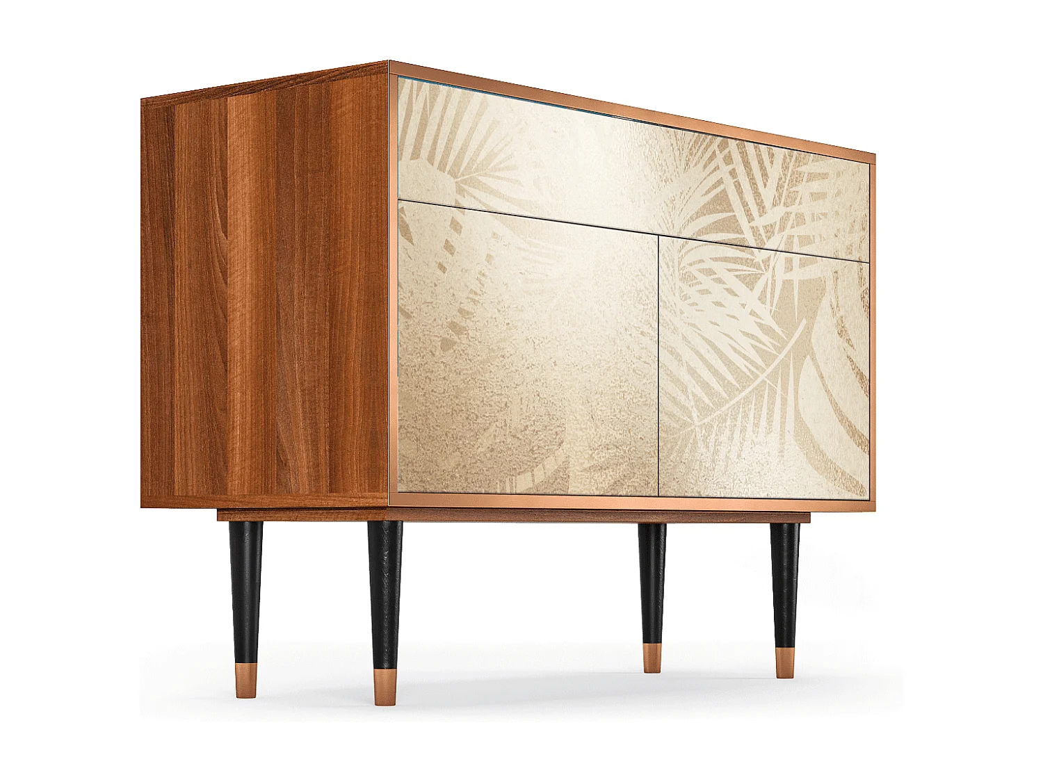 Kredens - 115x85x48 cm - BS4 - Plant of the Dessert, Orzech