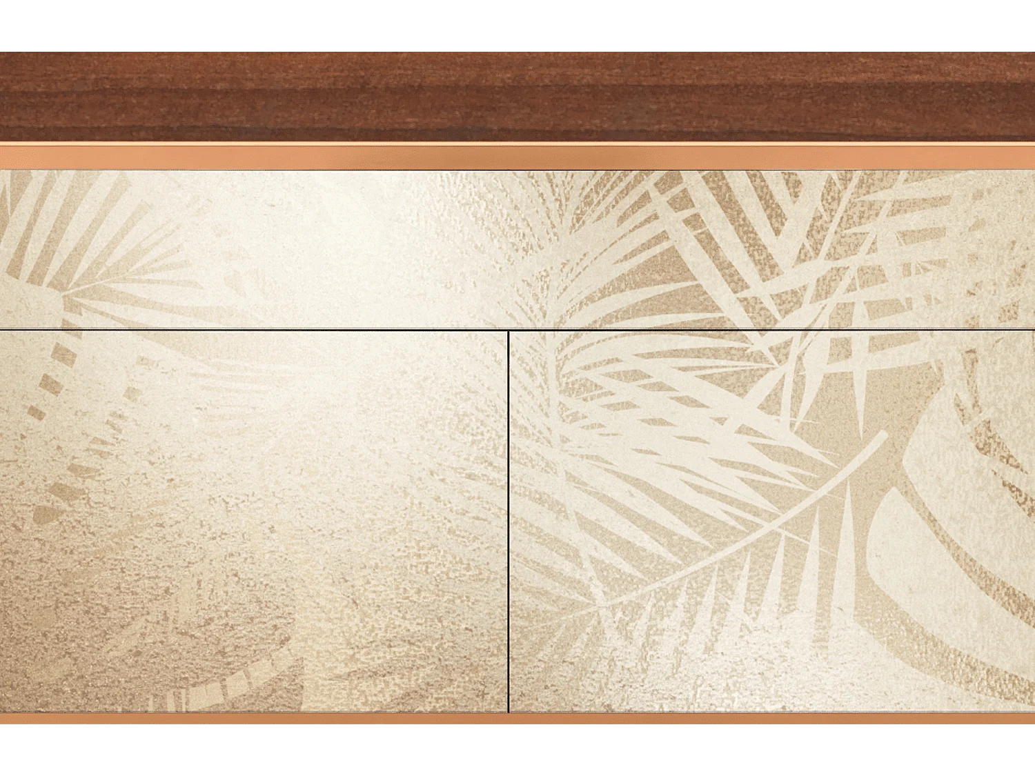 Kredens - 115x85x48 cm - BS4 - Plant of the Dessert, Orzech