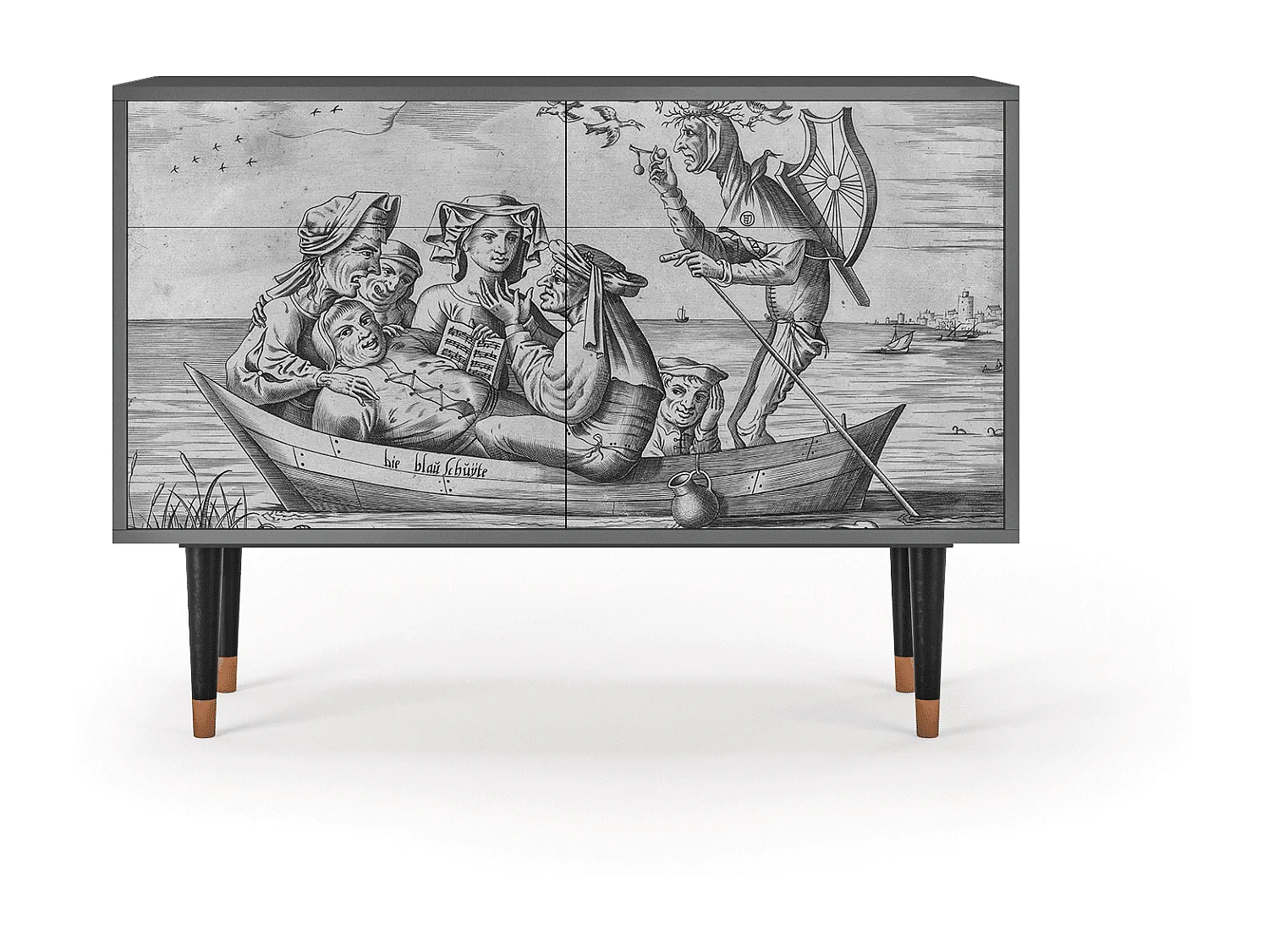 Aparador - 115x85x48 cm - BS4 - Blau Schuyte, Antracite