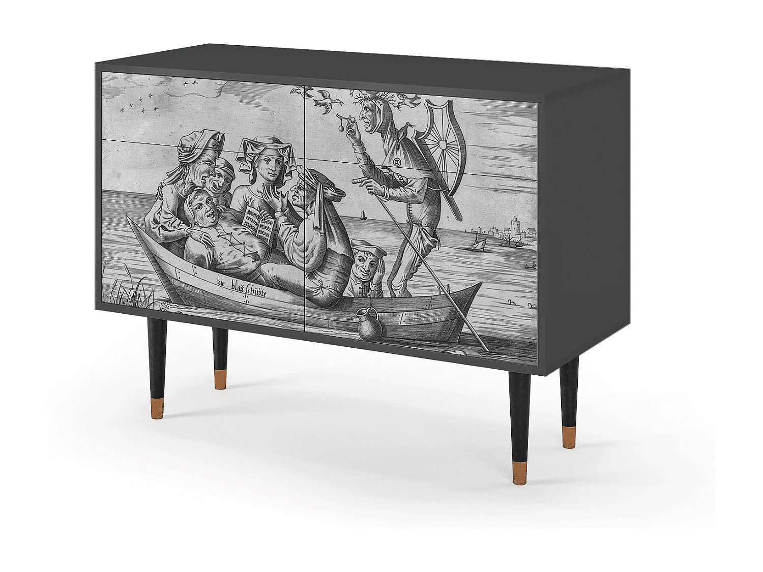 Aparador - 115x85x48 cm - BS4 - Blau Schuyte, Antracite