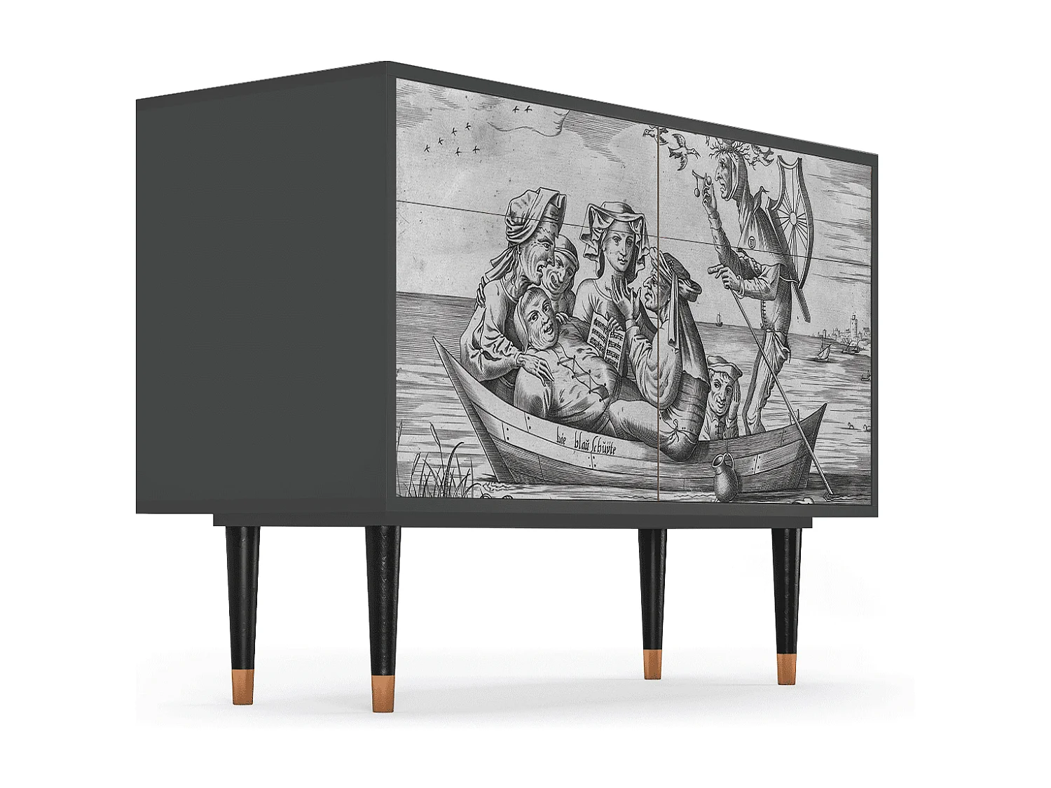 Aparador - 115x85x48 cm - BS4 - Blau Schuyte, Antracite