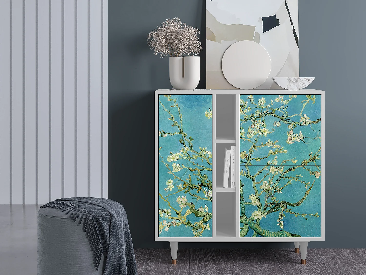 Buffet - 94х96х41 cm - BS5 - Almond Blossom, Blanc