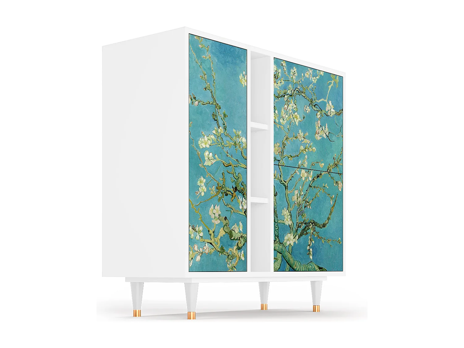Buffet - 94х96х41 cm - BS5 - Almond Blossom, Blanc