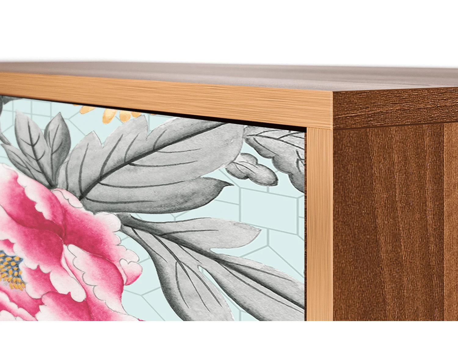 Kredens - 115х84х41 cm - S3 - Sky Garden, Orzech