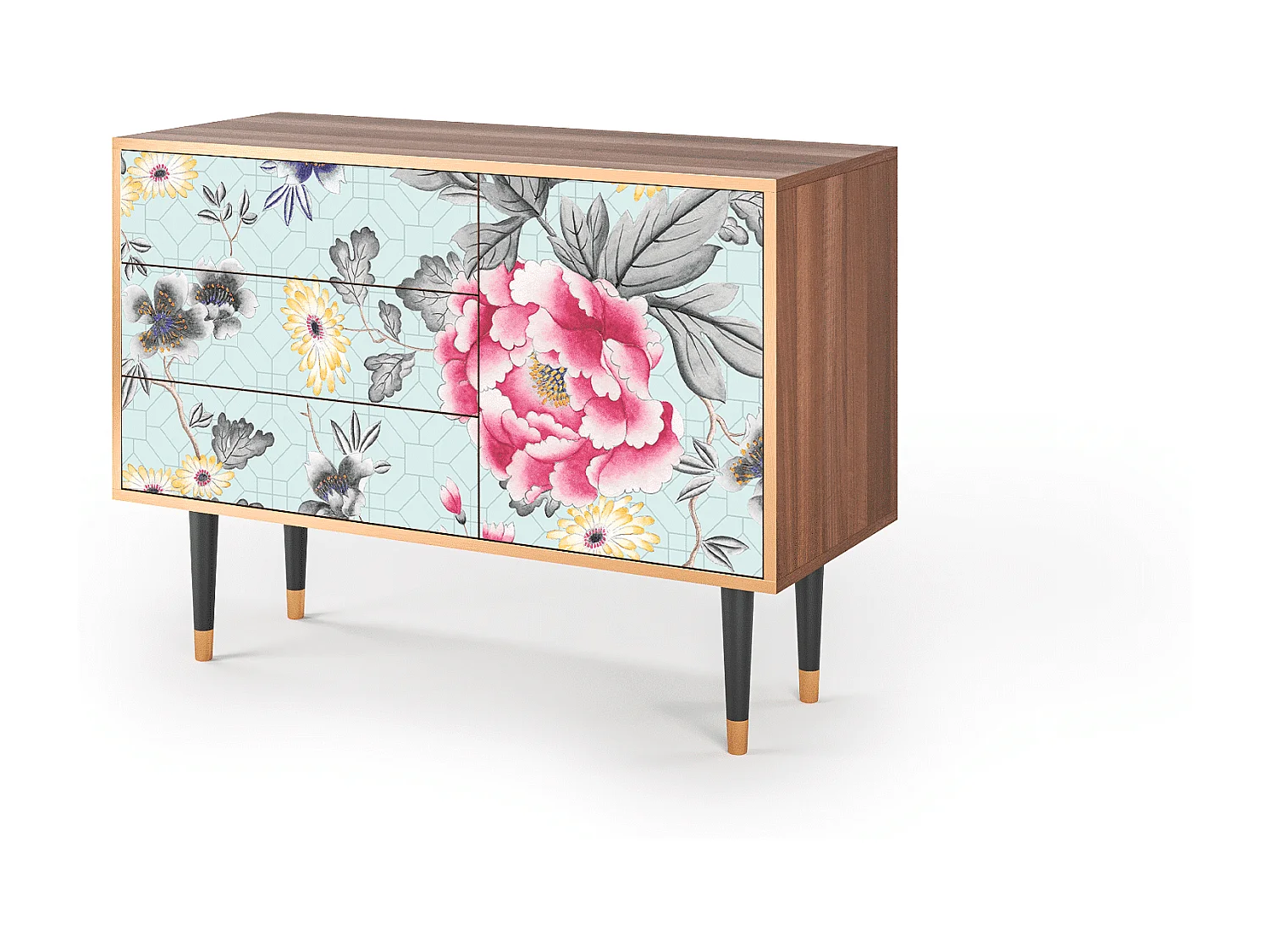 Buffet - 115х84х41 cm - S3 - Sky Garden, Noyer