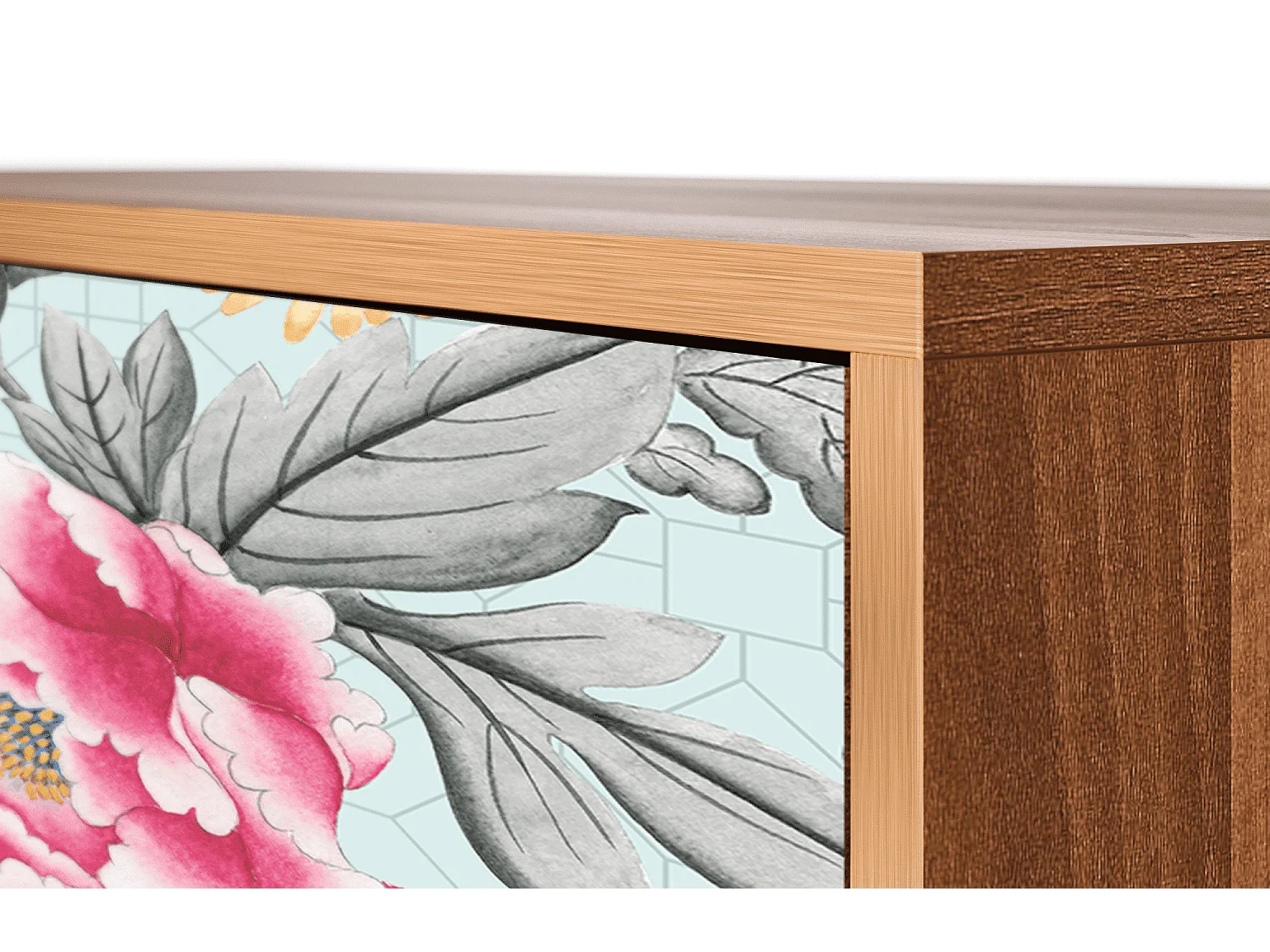 Kredens - 115х84х41 cm - S3 - Sky Garden, Orzech