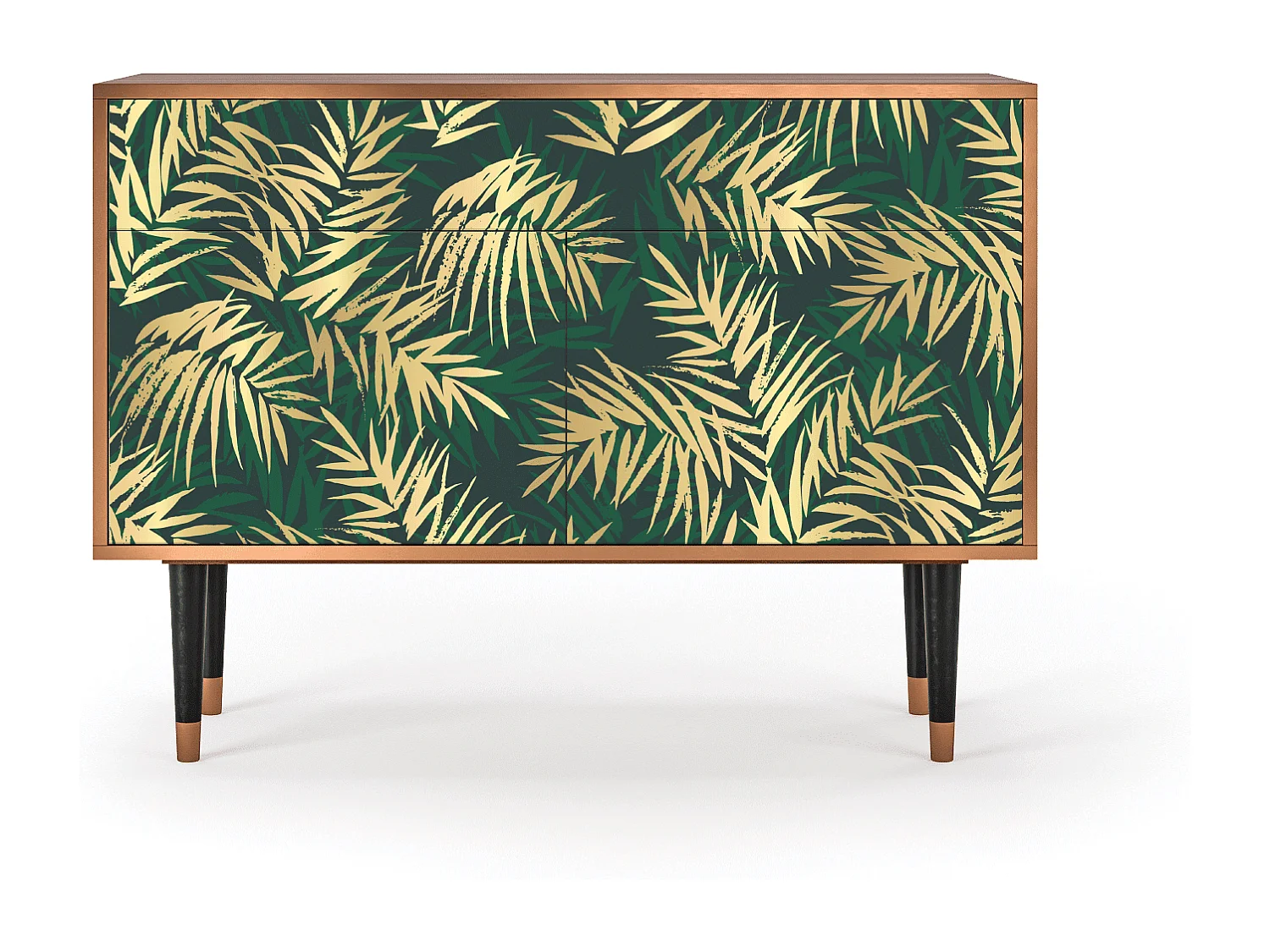 Buffet - 115x85x48 cm - BS4 - Sunny Palm Tree, Noyer
