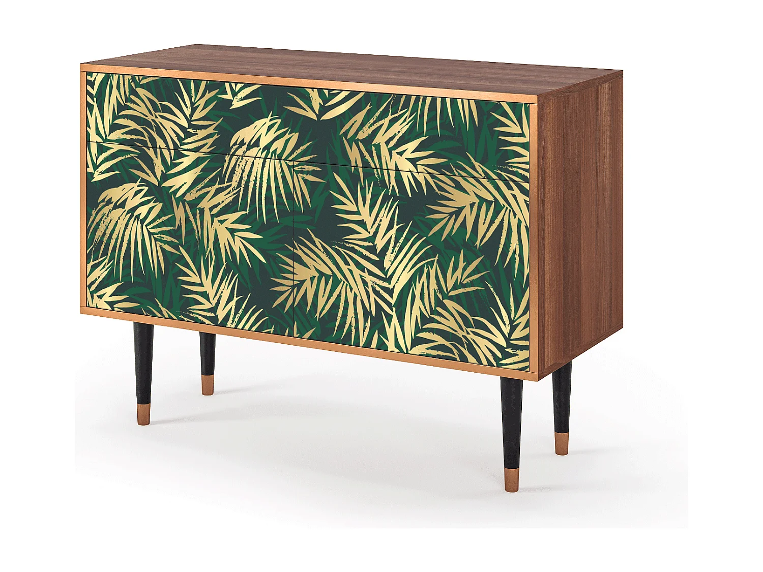 Buffet - 115x85x48 cm - BS4 - Sunny Palm Tree, Noyer