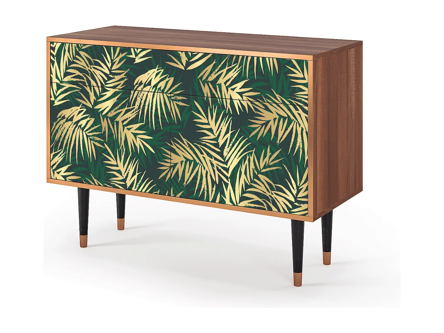 Buffet - 115x85x48 cm - BS4 - Sunny Palm Tree, Noyer