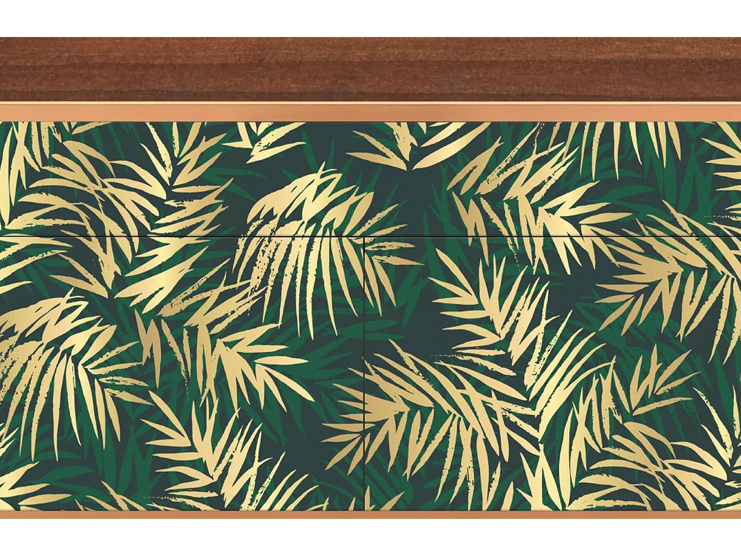 Buffet - 115x85x48 cm - BS4 - Sunny Palm Tree, Noyer