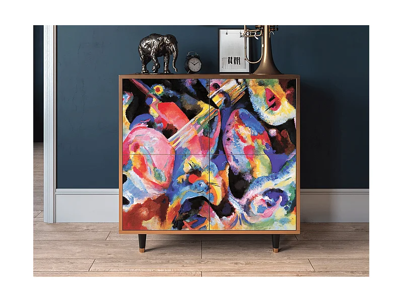 Aparador - 94x96x48 cm - BS3 - Kandinsky, Nogueira