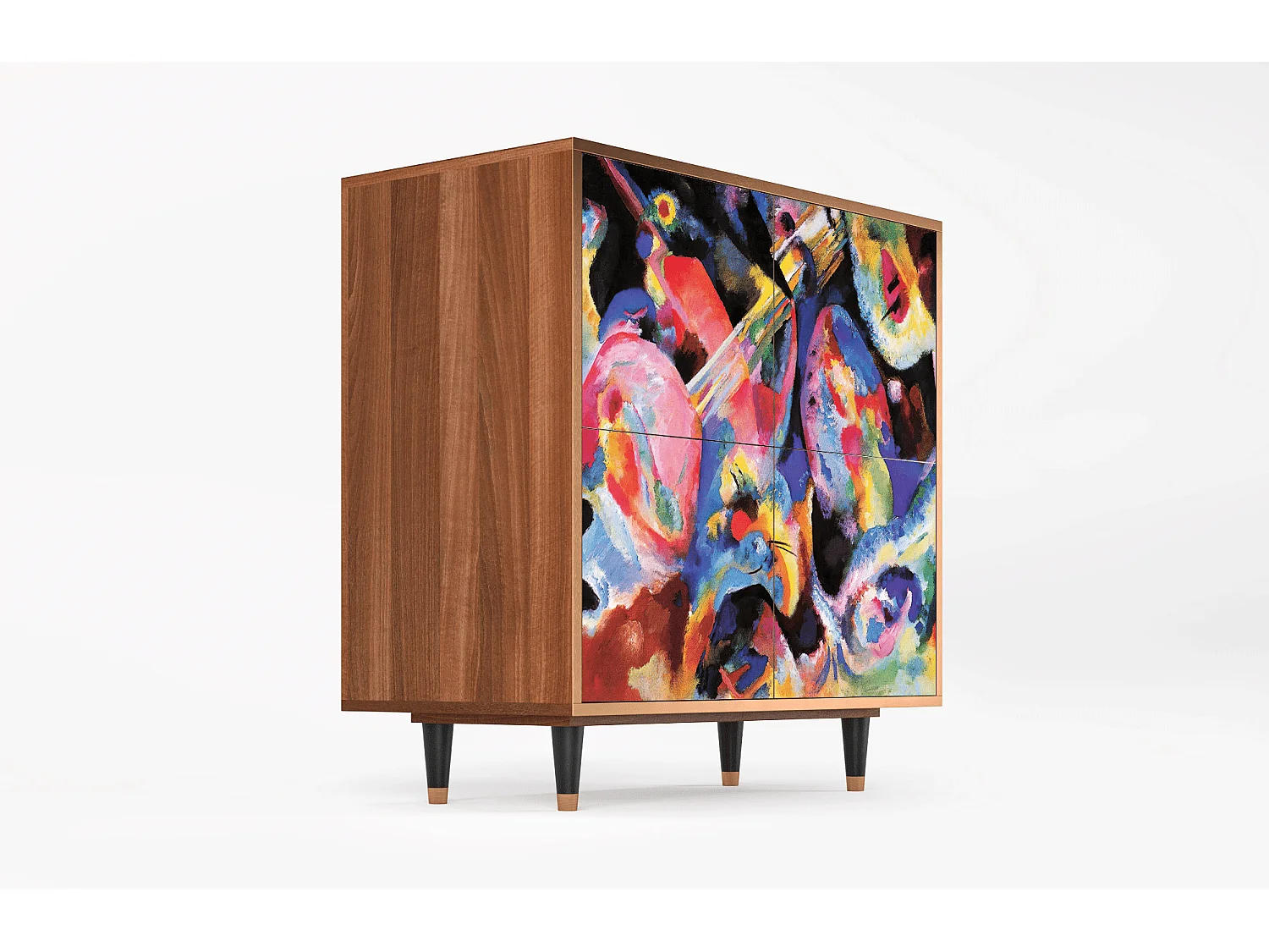 Buffet - 94x96x48 cm - BS3 - Kandinsky, Noyer