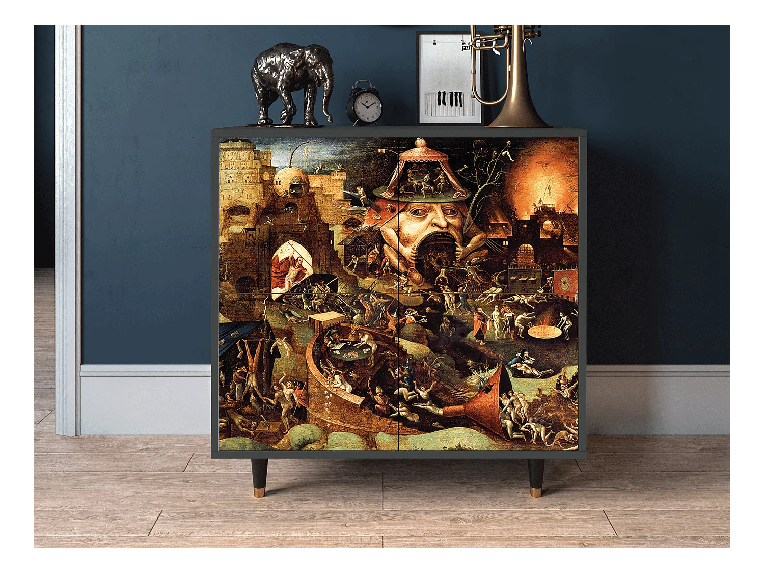 Sideboard - 94x96x48 cm - BS3 - Christ in Limbo, Anthrazit
