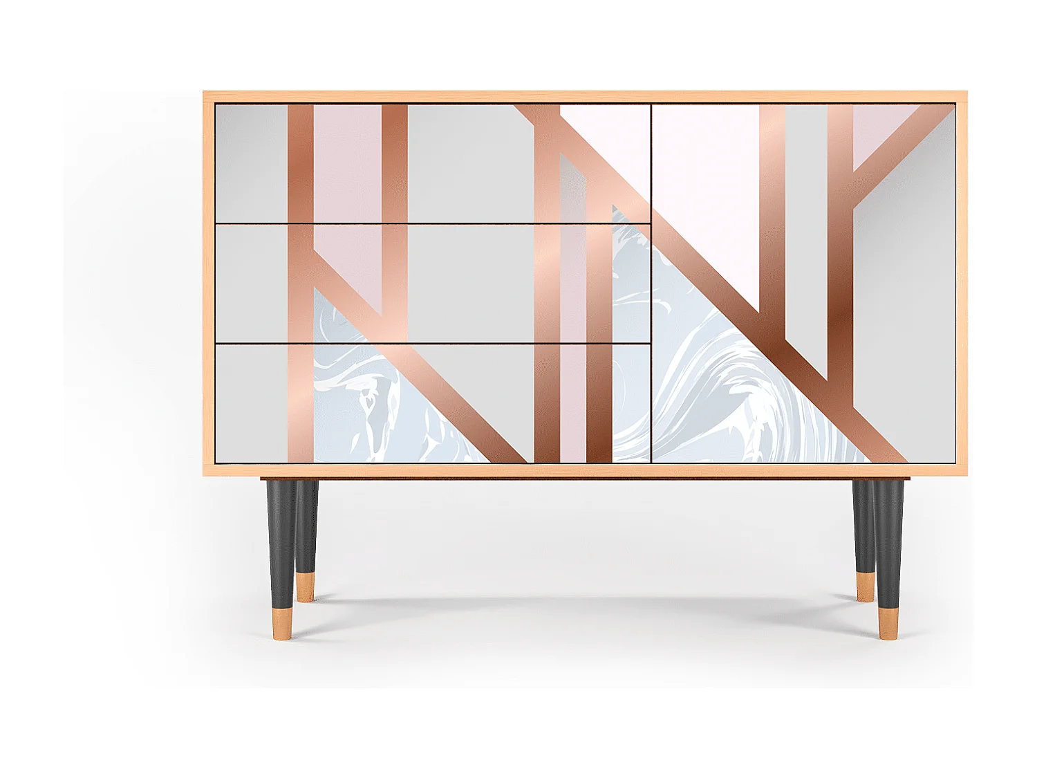 Credenza - 115х84х41 cm - S3 - Champagne Story, Noce