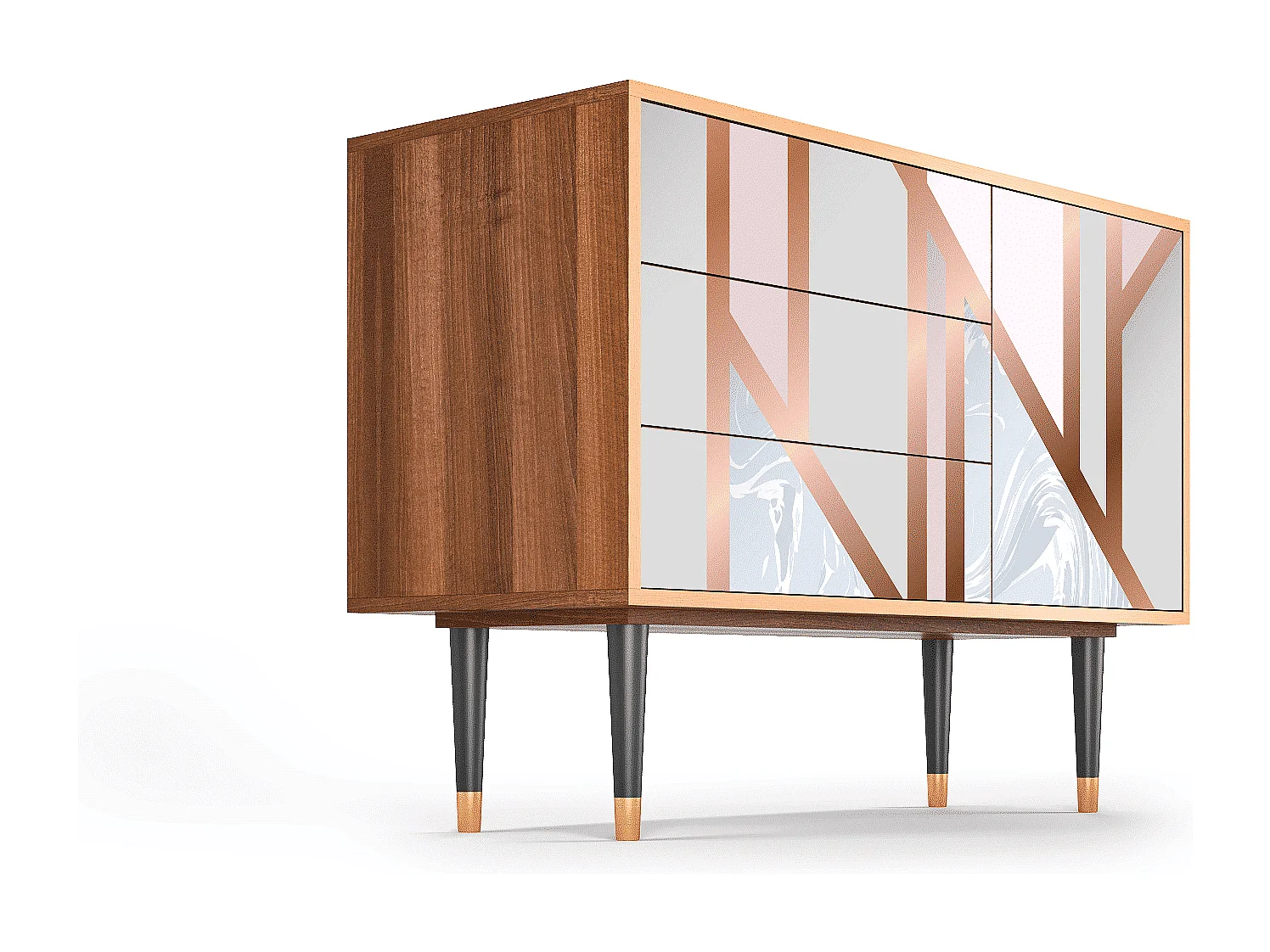 Credenza - 115х84х41 cm - S3 - Champagne Story, Noce