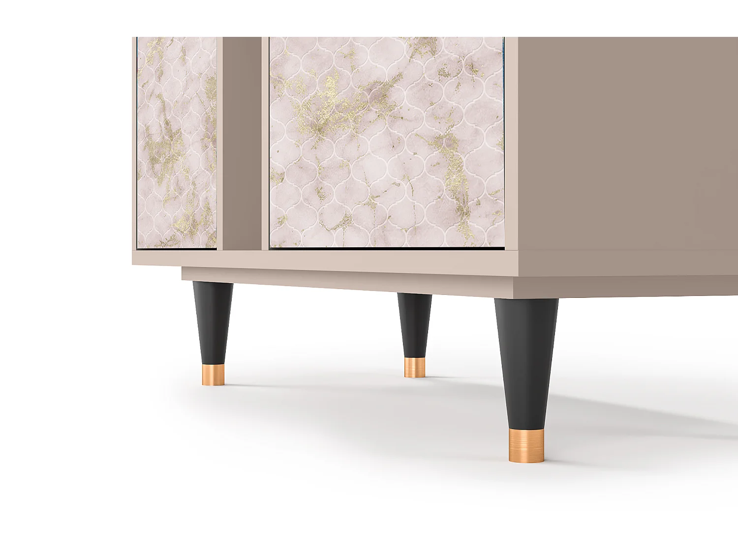 Sideboard - 94х96х41 cm - BS5 - Dirty Roses, Latte