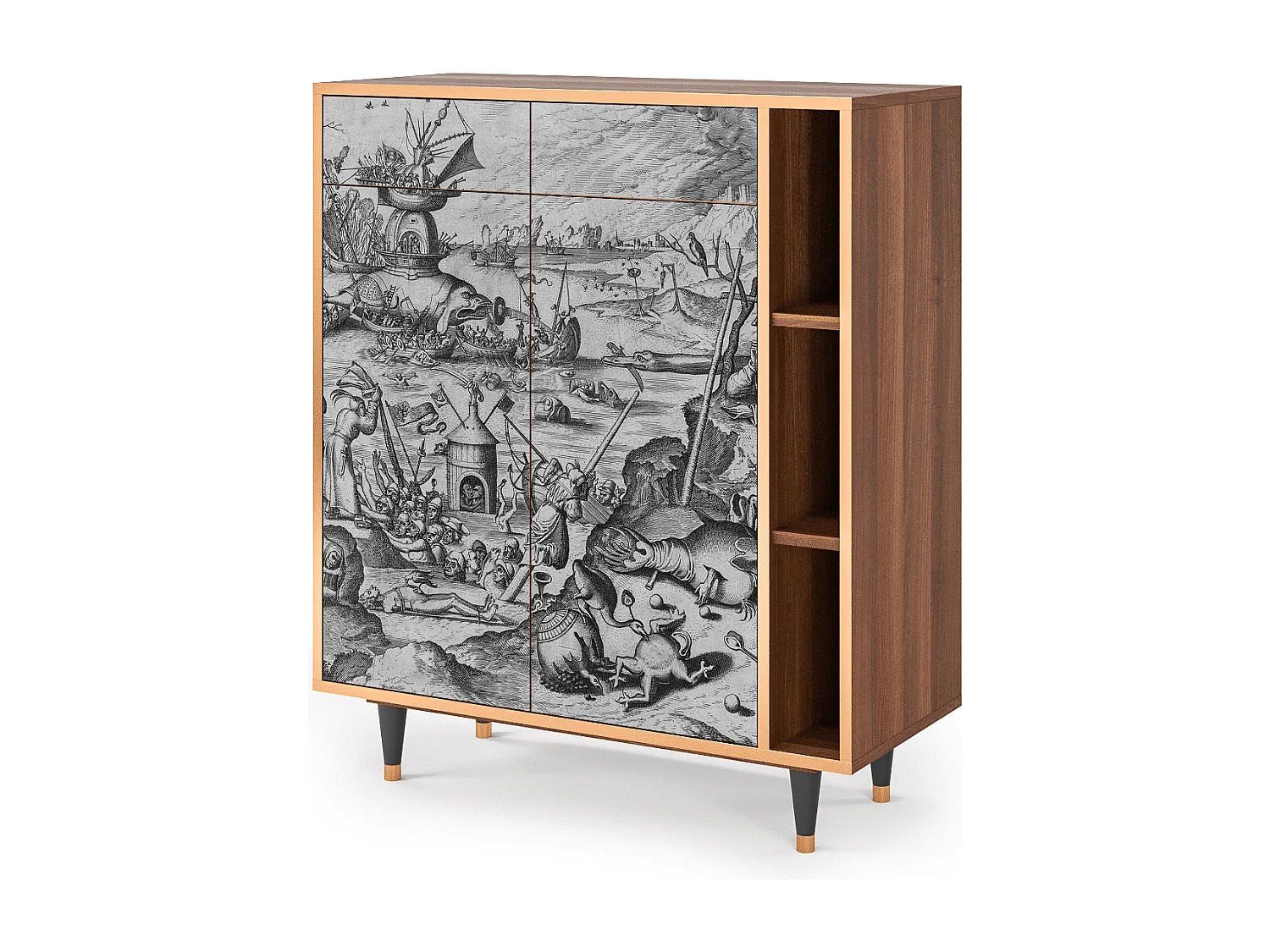 Sideboard - 96х110х41 cm - BS6 - The Temptation, Walnuss