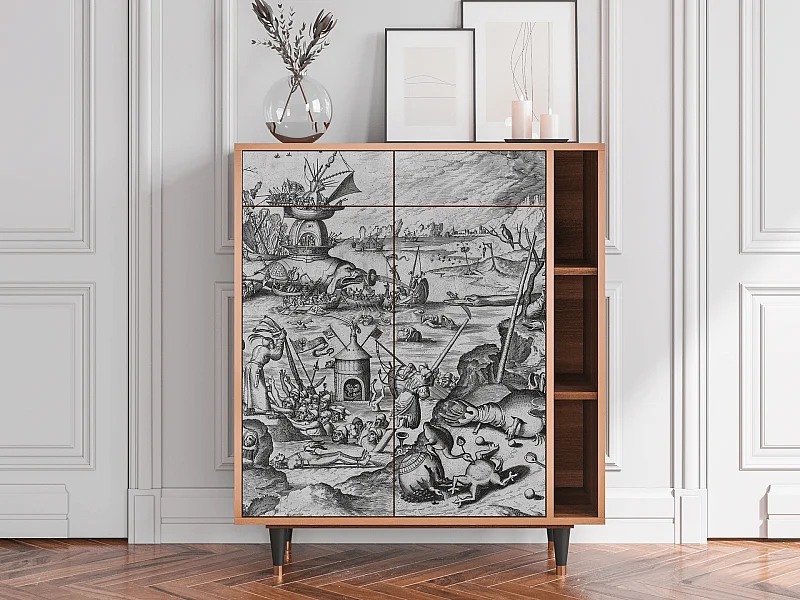 Credenza - 96х110х41 cm - BS6 - The Temptation, Noce